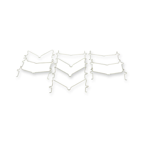 Anti-Rattle Spring, Disc Brake Pads Pcs 10