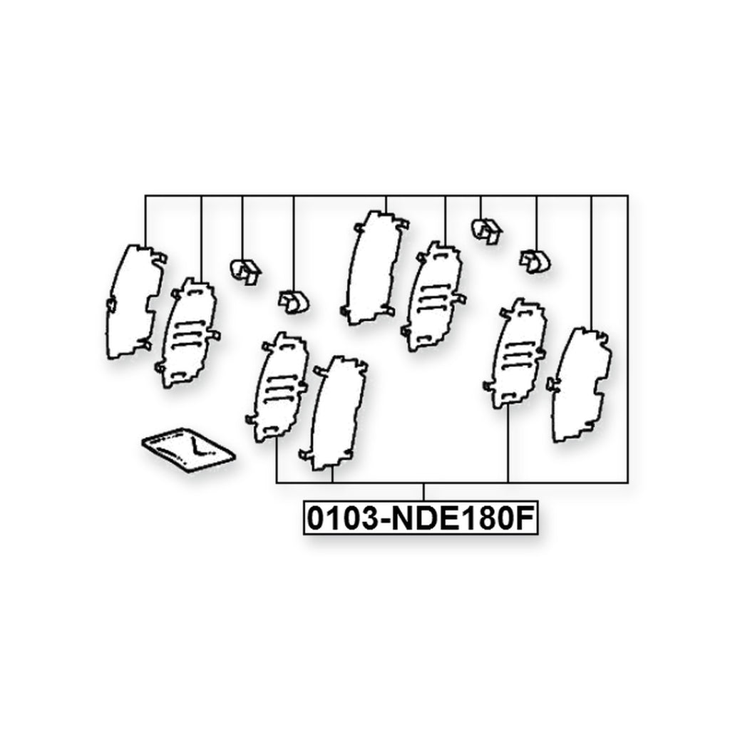 Toyota Auris Disc Brake Clip Set & More