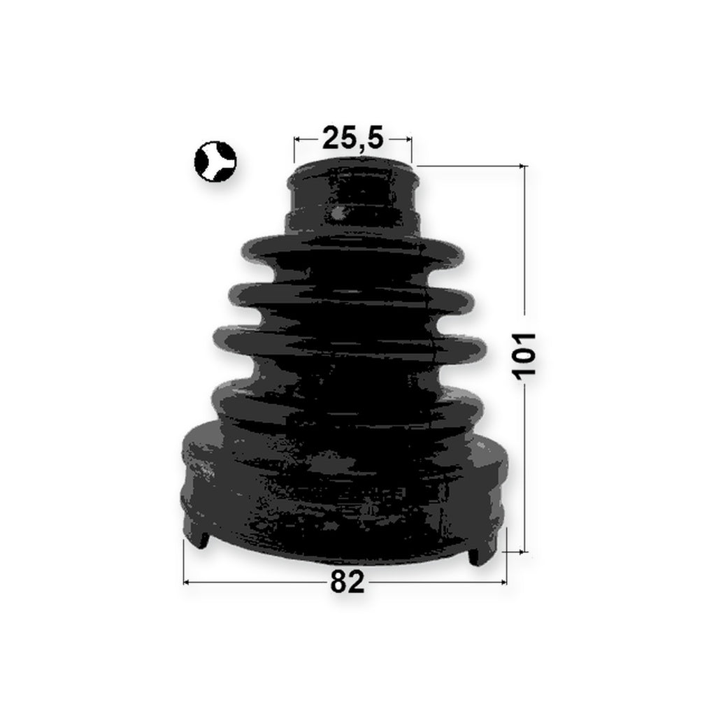 Inner Boot CV Joint Kit 82X101X25.5