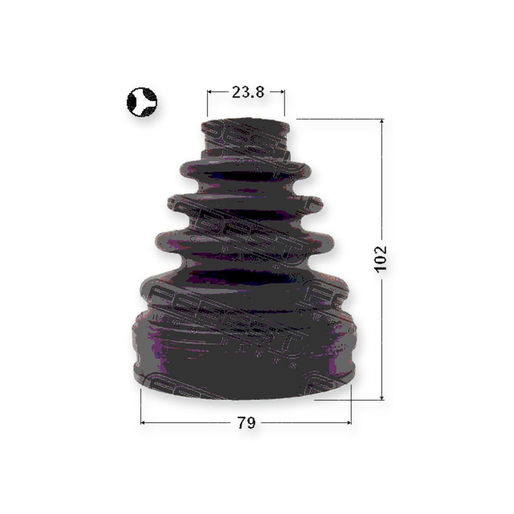 Inner Boot CV Joint Kit 79X102X23.8
