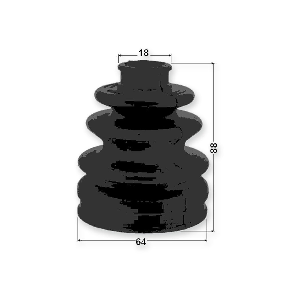 Inner Boot CV Joint Kit 64X88X18