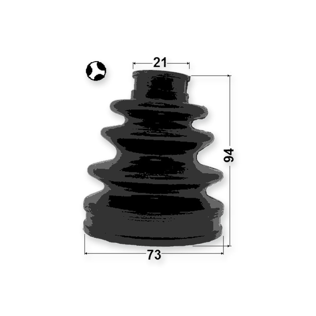 Inner Boot CV Joint Kit 73X94X21