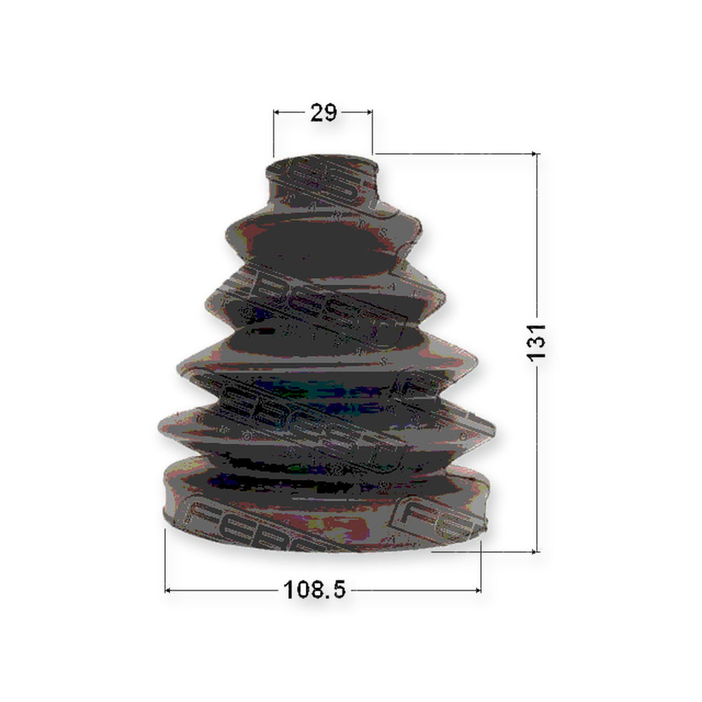 Outer Boot CV Joint Kit 108.5X131X29