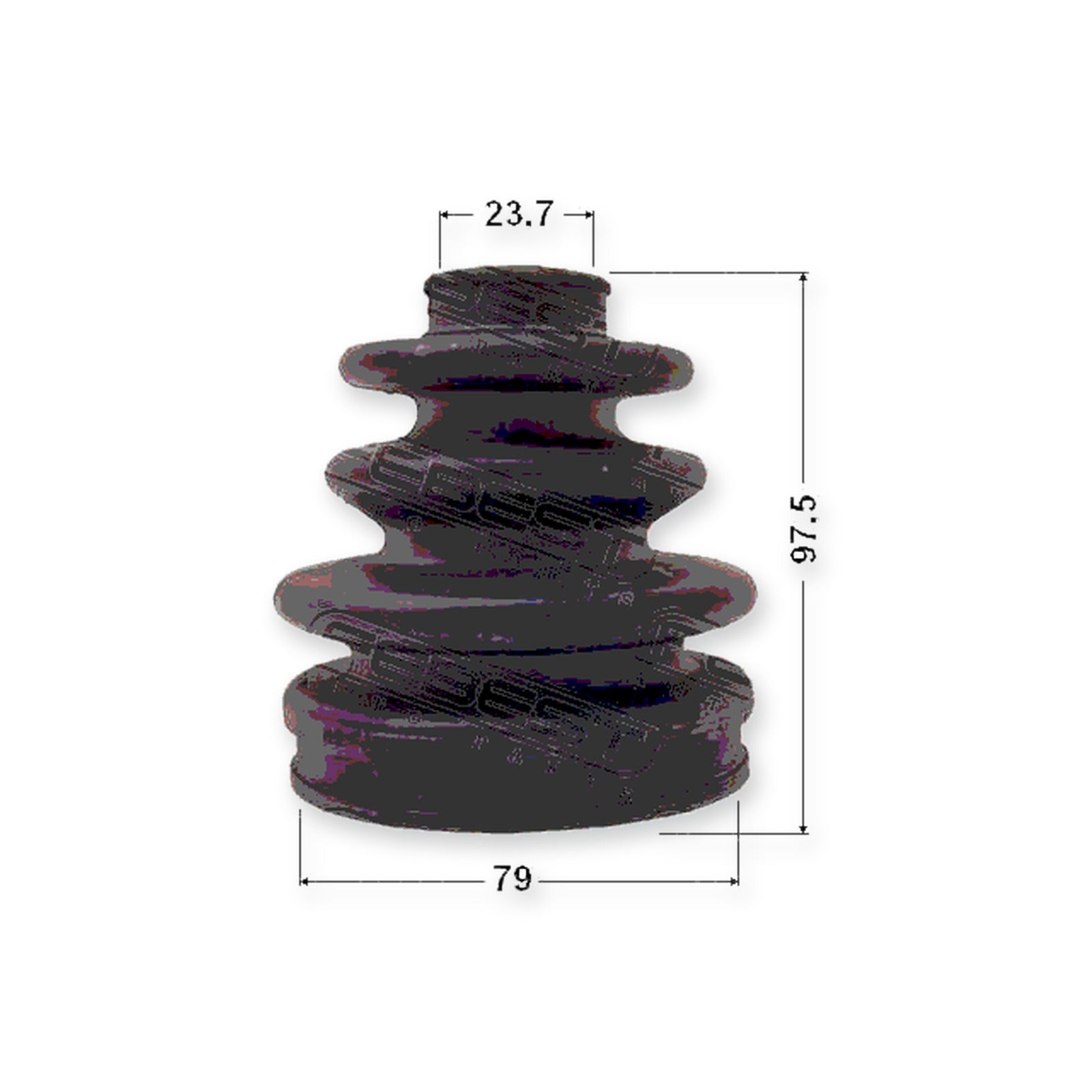 Outer Boot CV Joint Kit 79X97.5X23.7