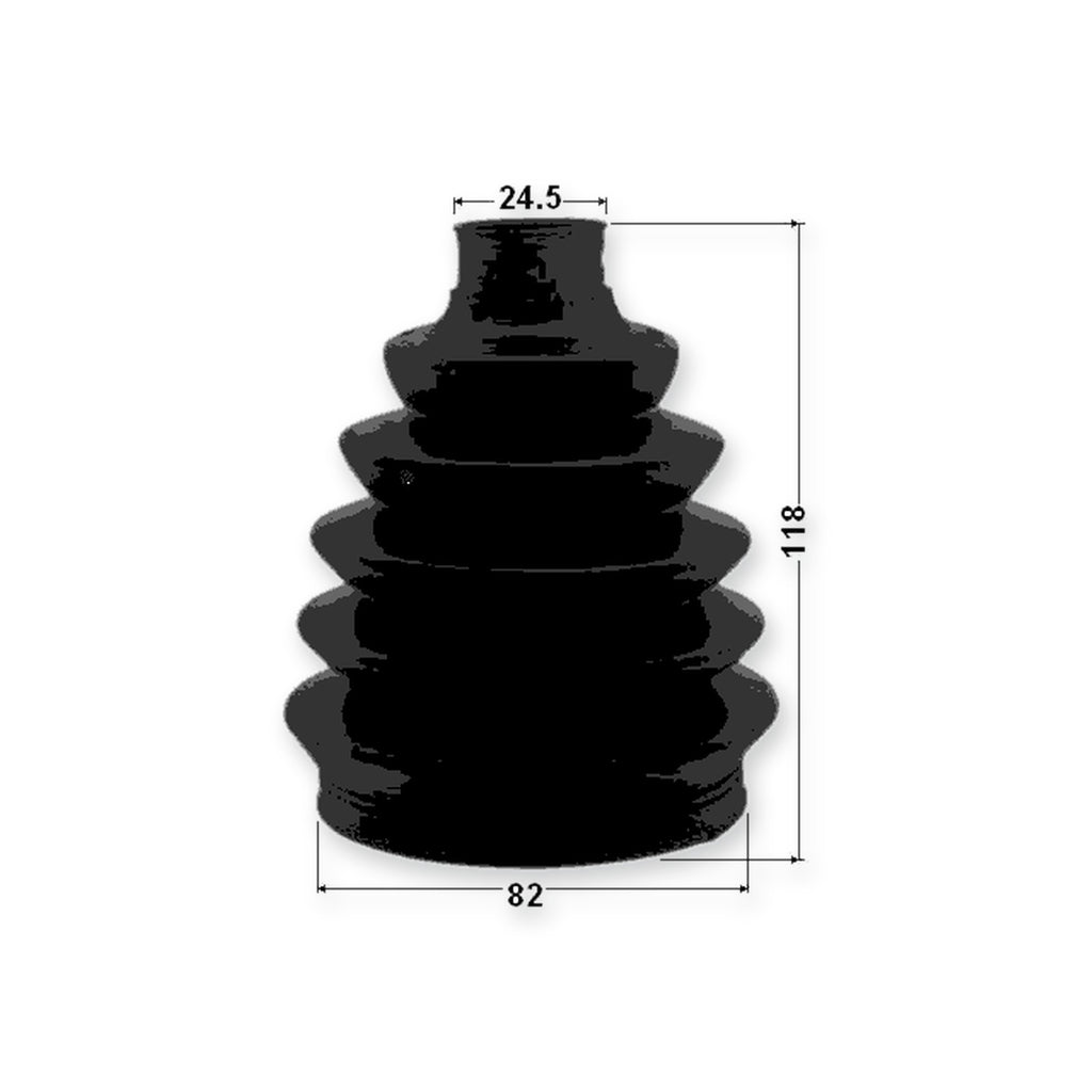 Outer Boot CV Joint Kit 82X118X24.5