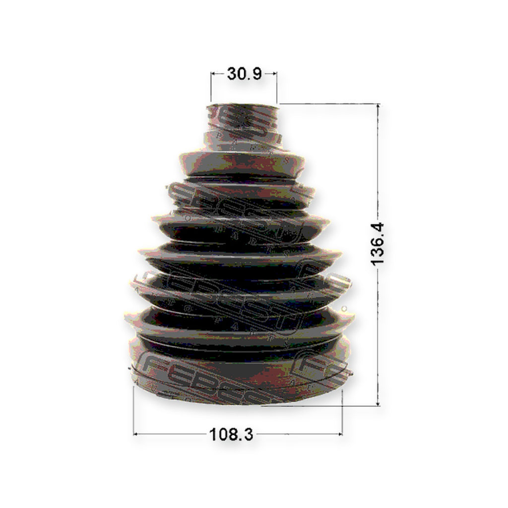 Outer Boot CV Joint Kit 108.3X136.4X30.9