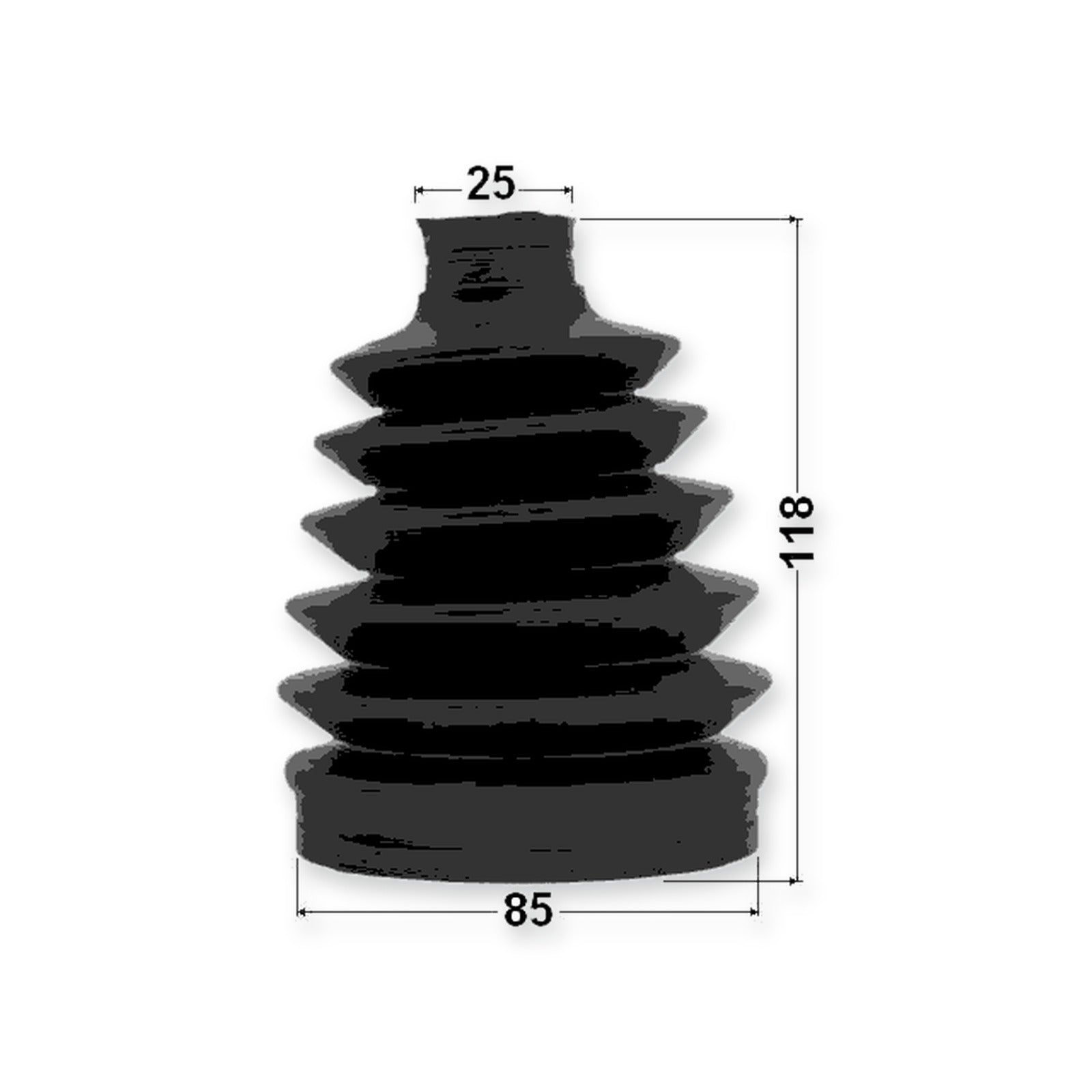 Outer Boot CV Joint Kit 85X118X25