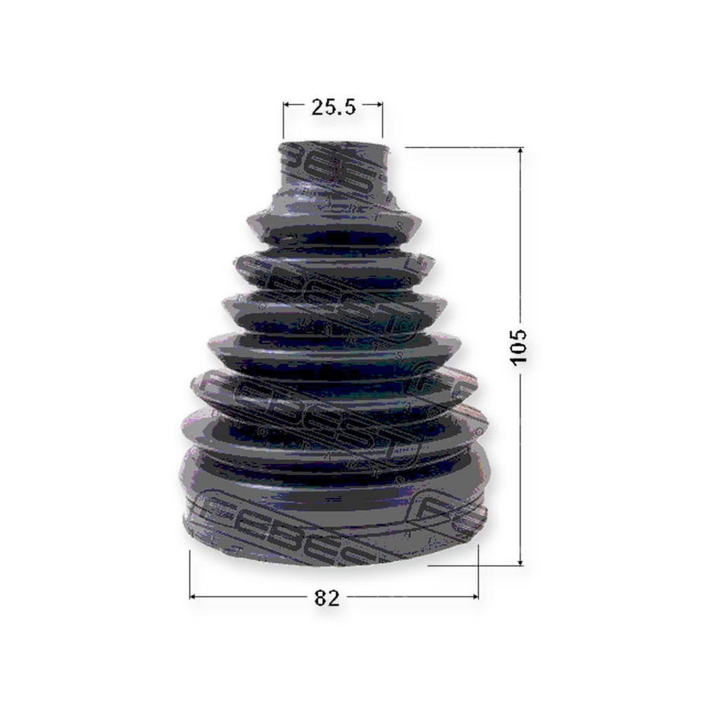 Outer Boot CV Joint Kit 82X105X25.5