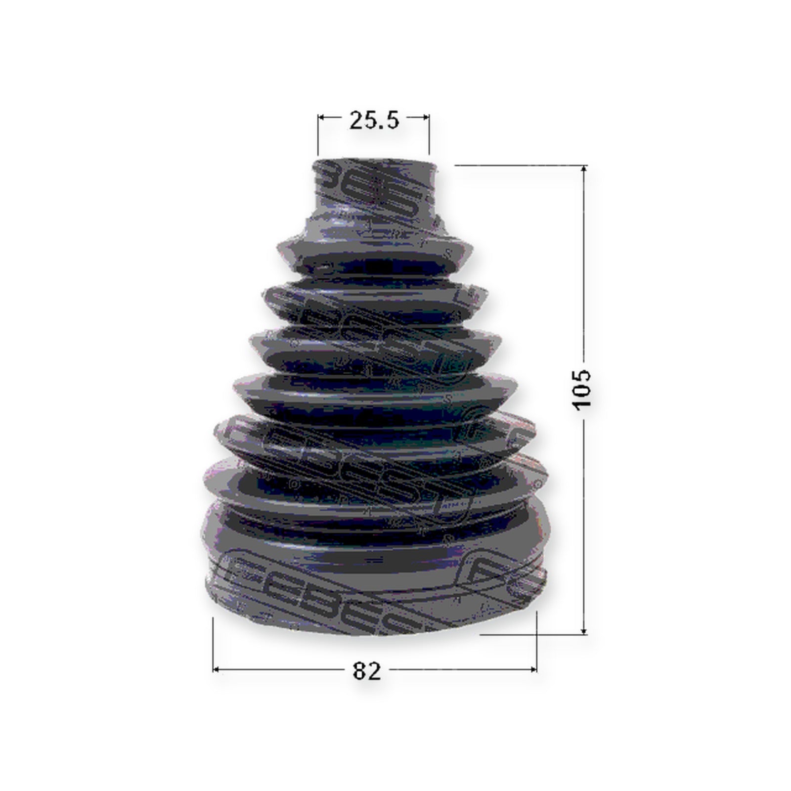 Outer Boot CV Joint Kit 82X105X25.5