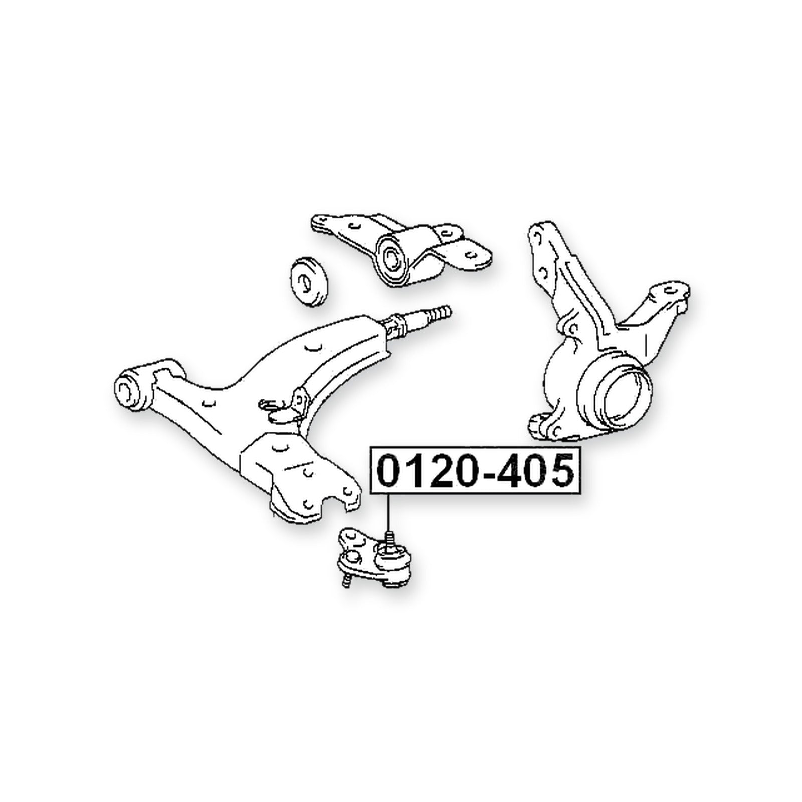Front Lower Ball Joint Arm