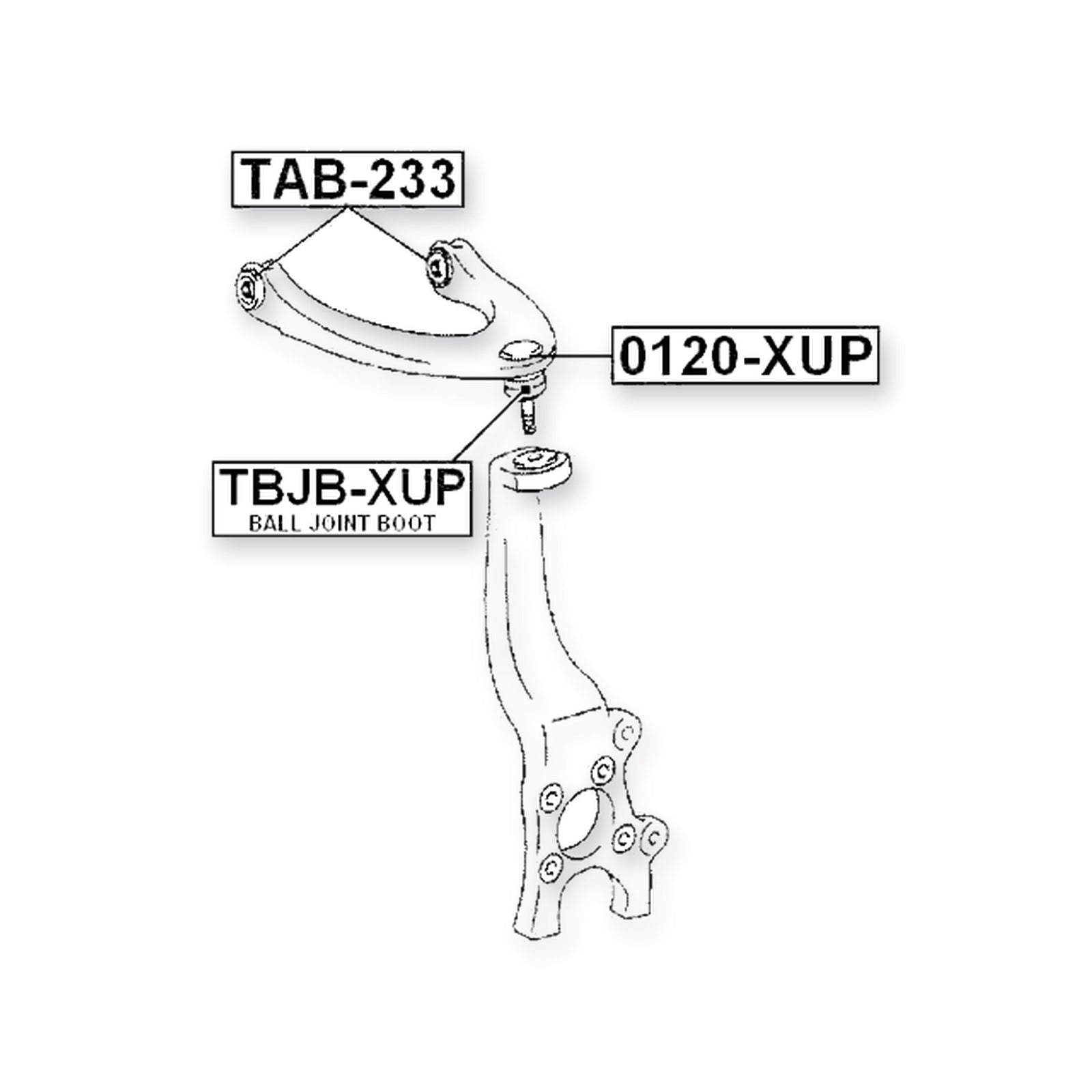 Front Upper Ball Joint Arm