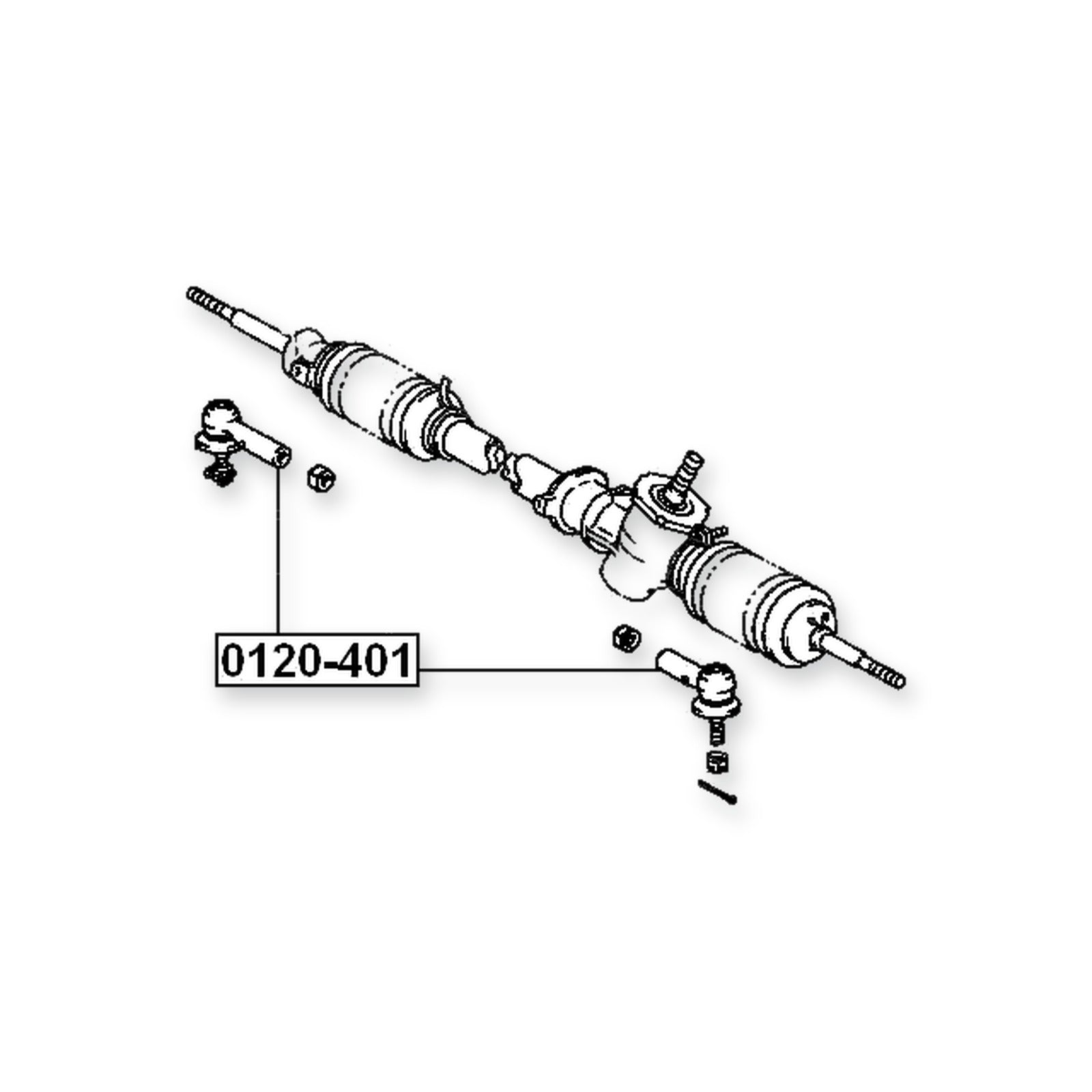 Front Steering Tie Rod End