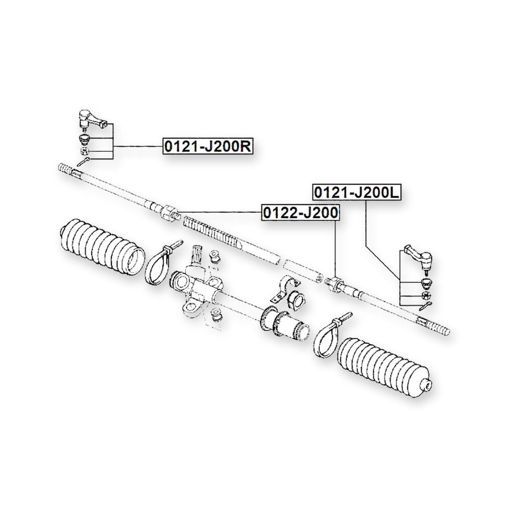 Front Right Steering Tie Rod End