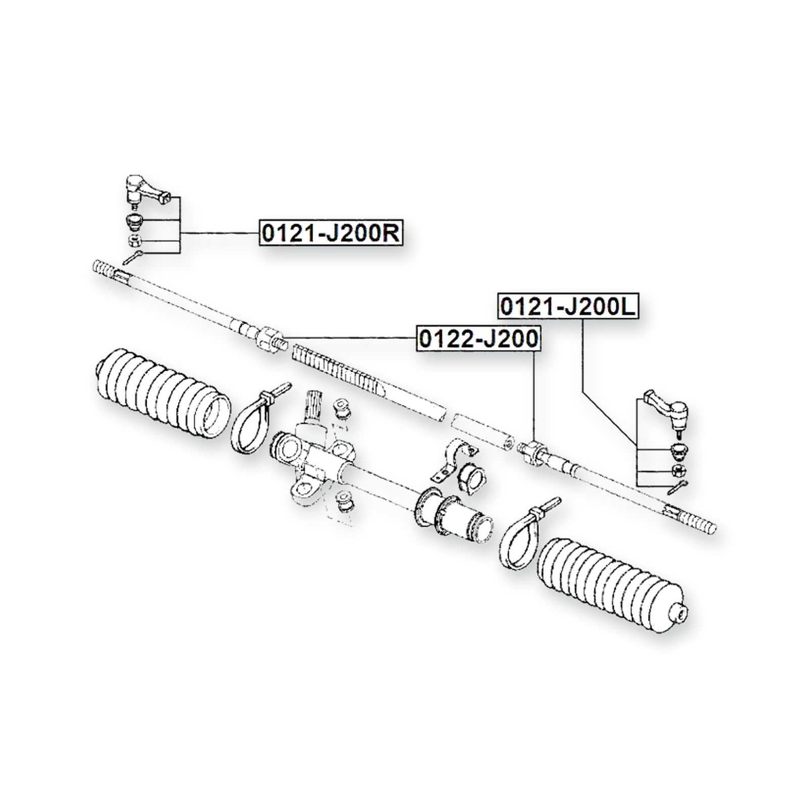 Front Right Steering Tie Rod End