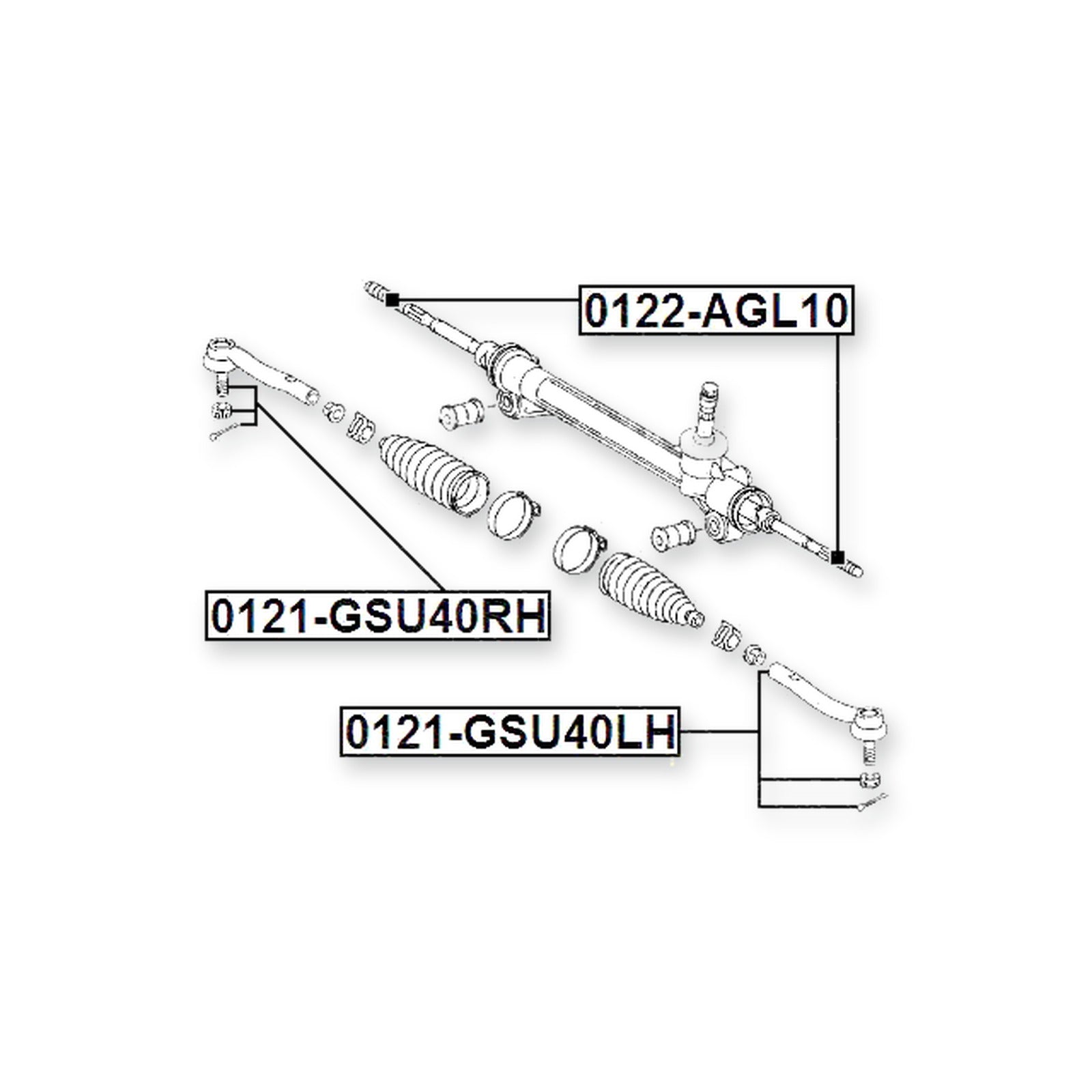Front Steering Tie Rod