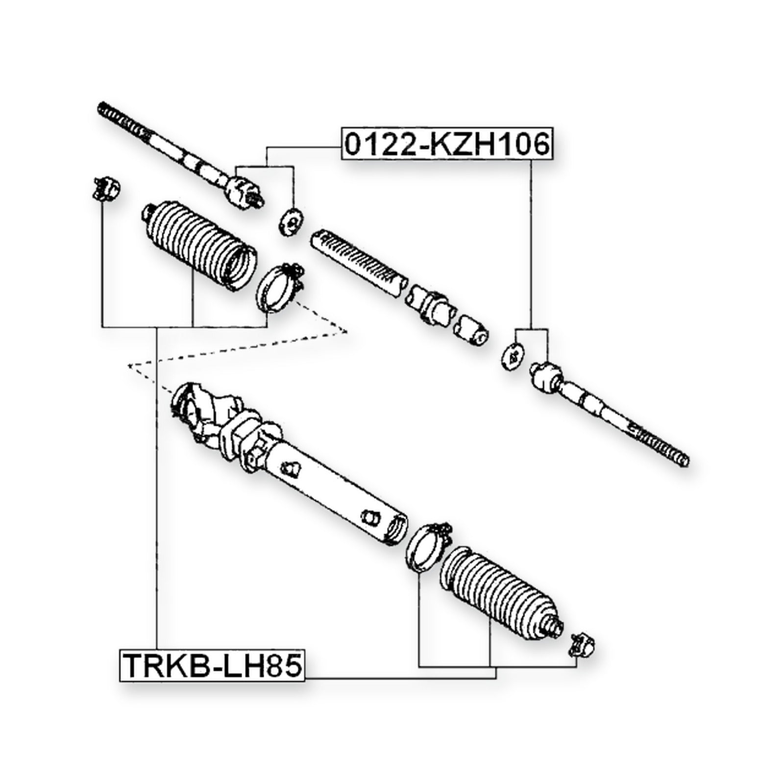 Front Steering Tie Rod