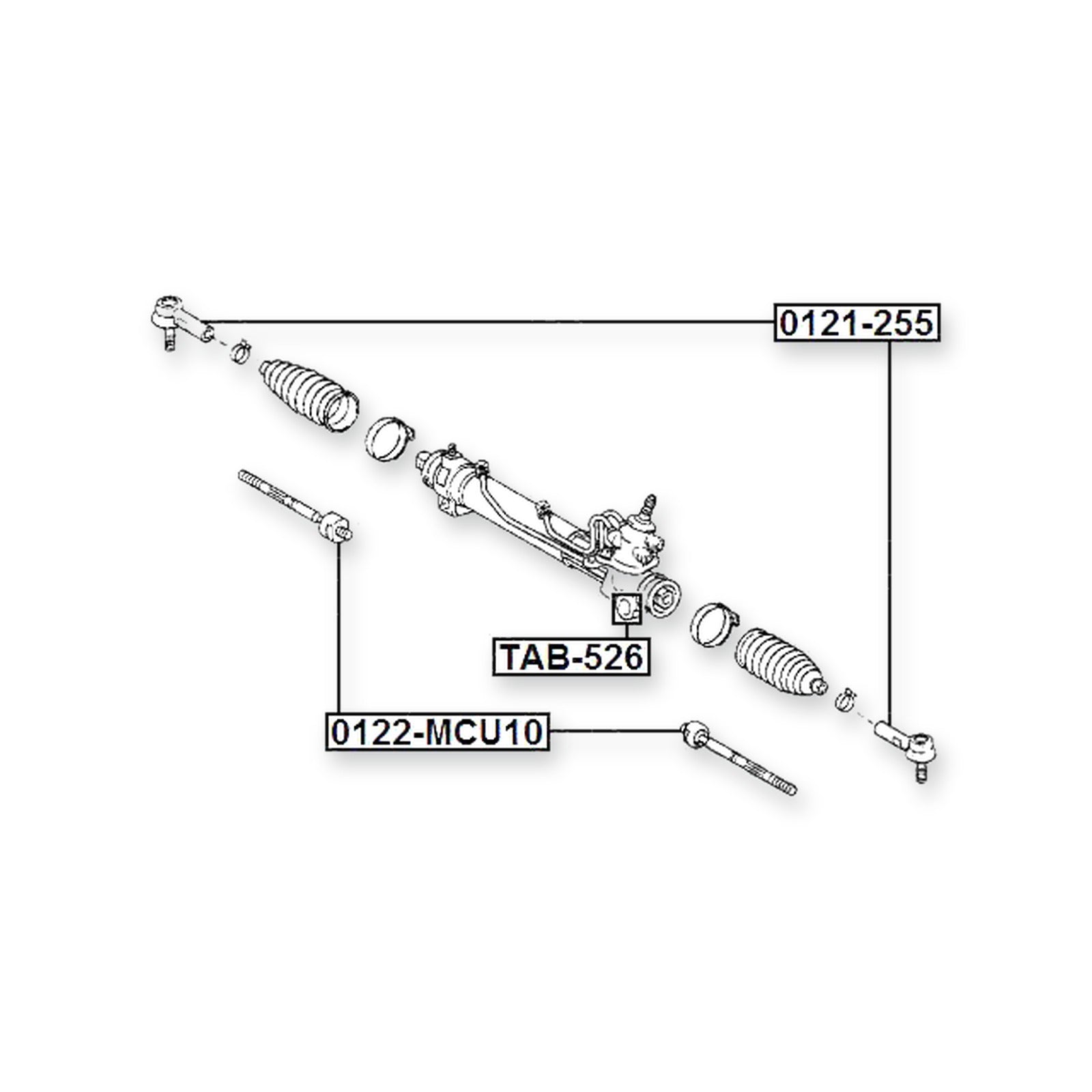 Front Steering Tie Rod