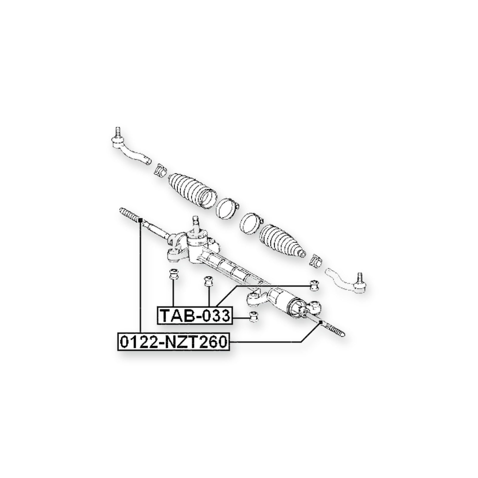 Front Steering Tie Rod