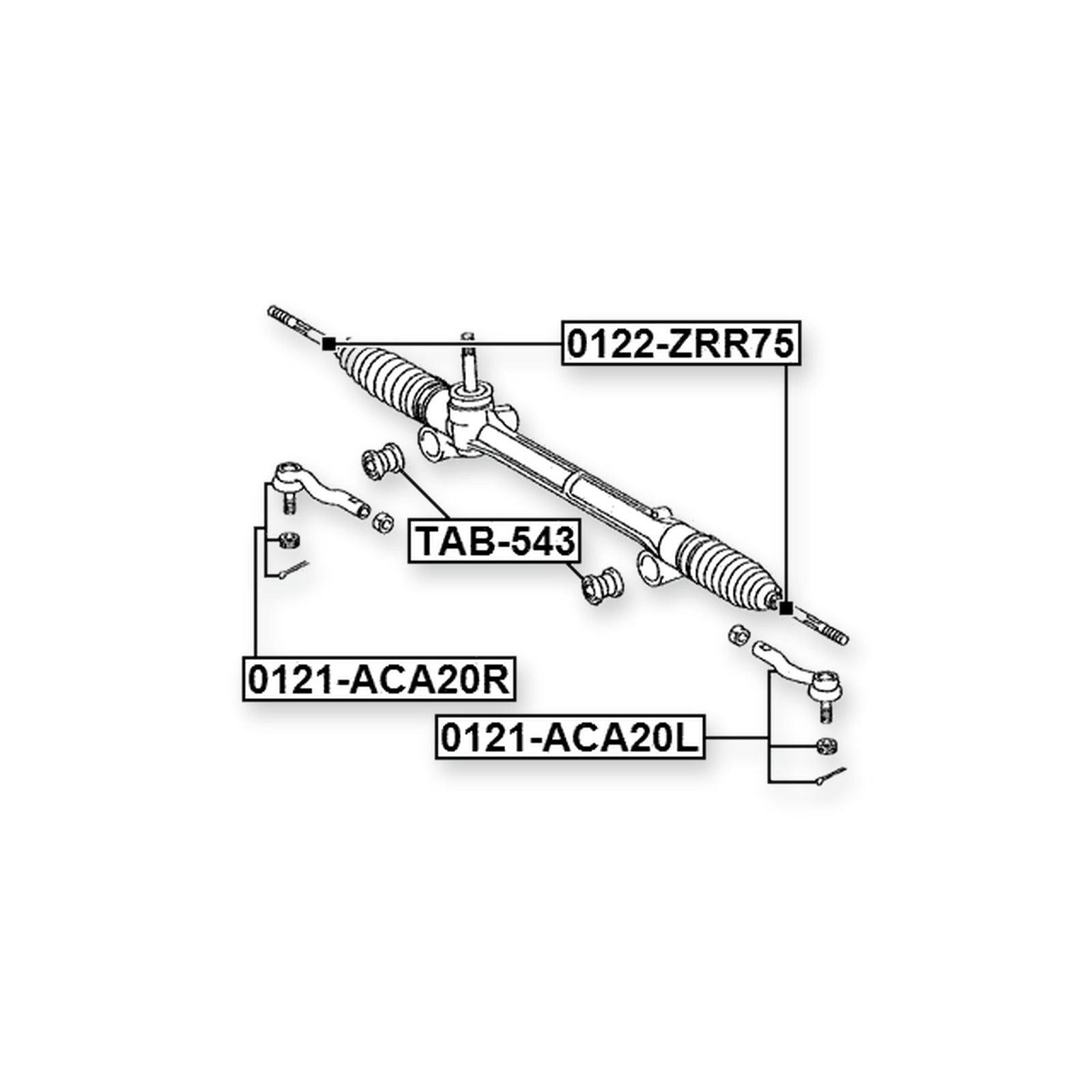 Front Steering Tie Rod