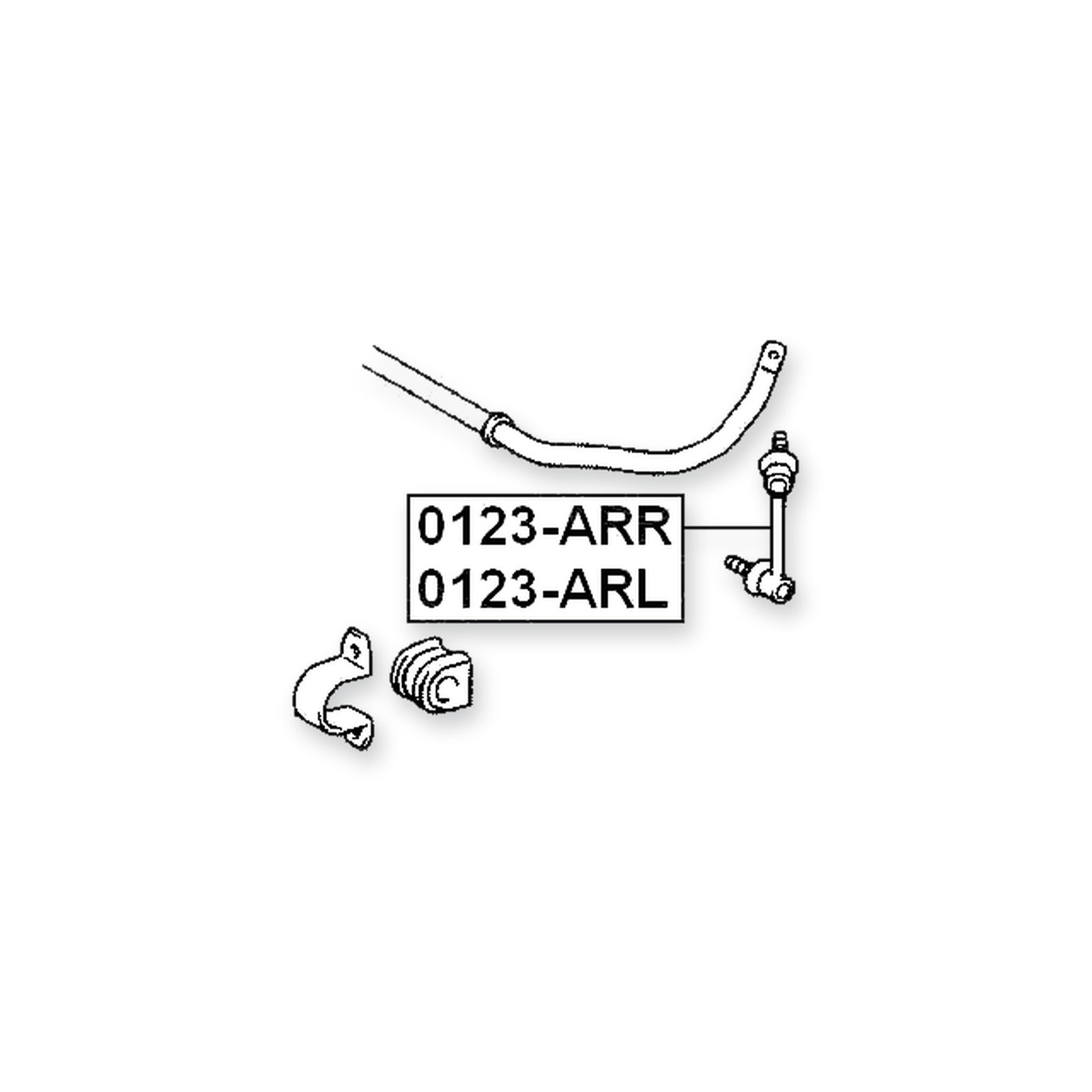 Rear Left Sway Bar Link