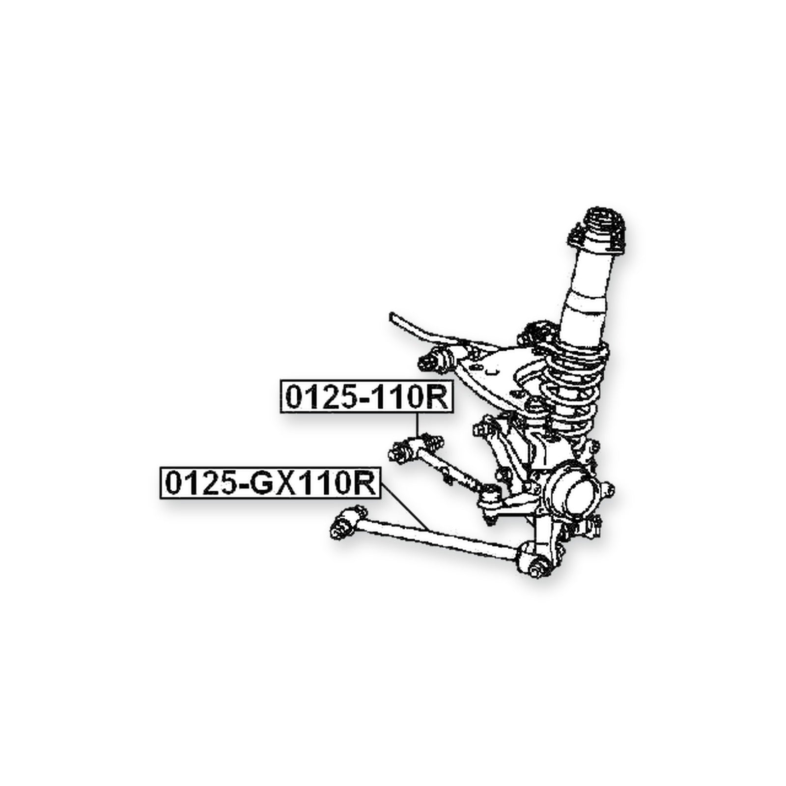 Rear Inner Track Control Rod With Ball Joint