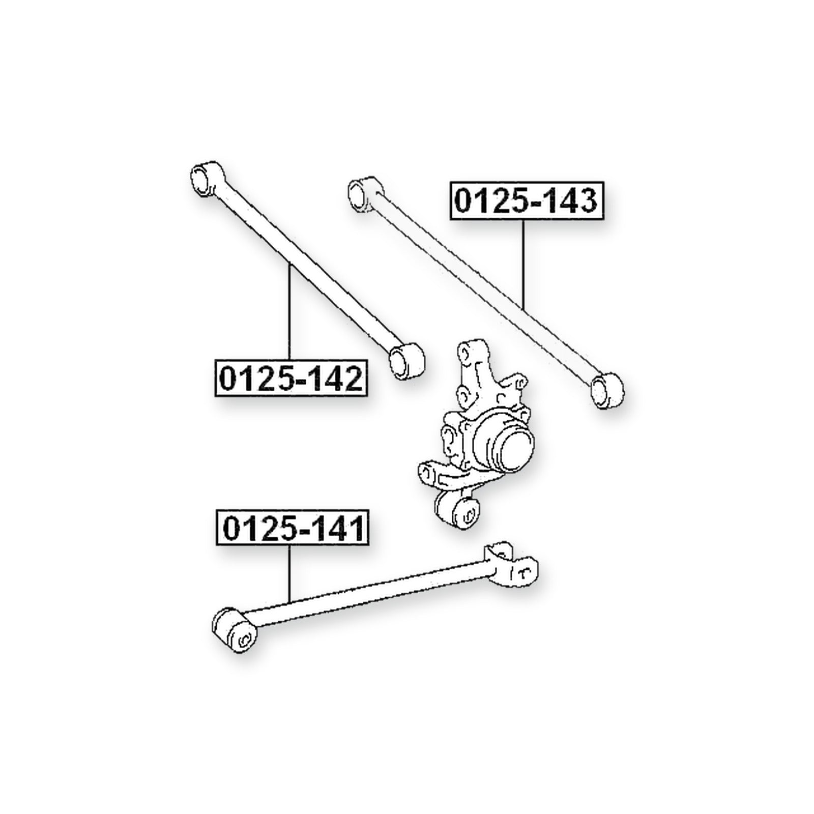 Front Track Control Rod