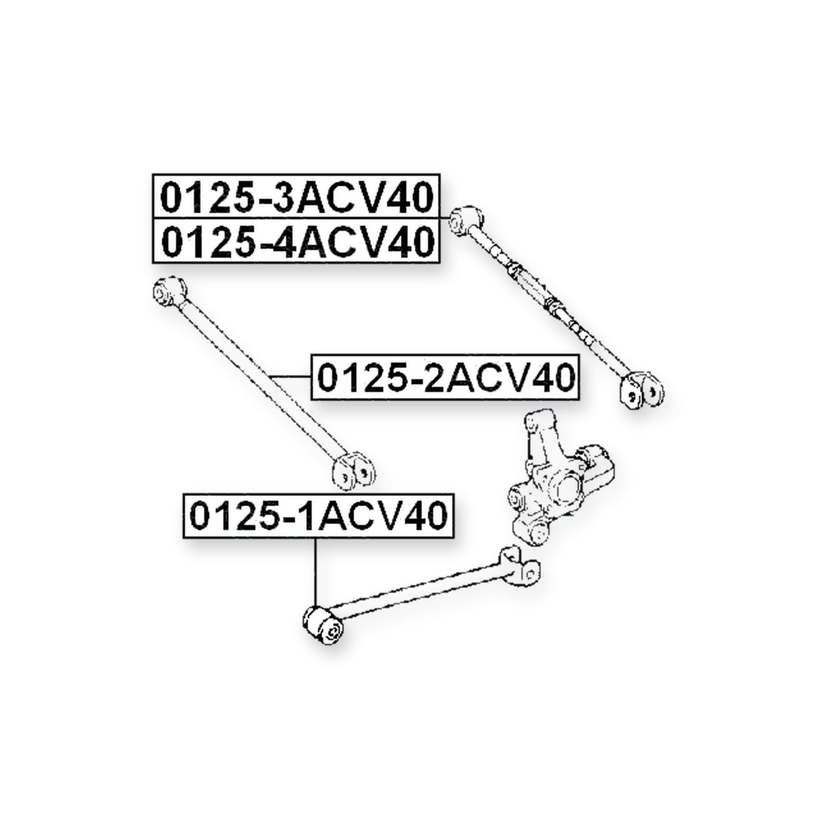 Rear Lower Lateral Control Rod
