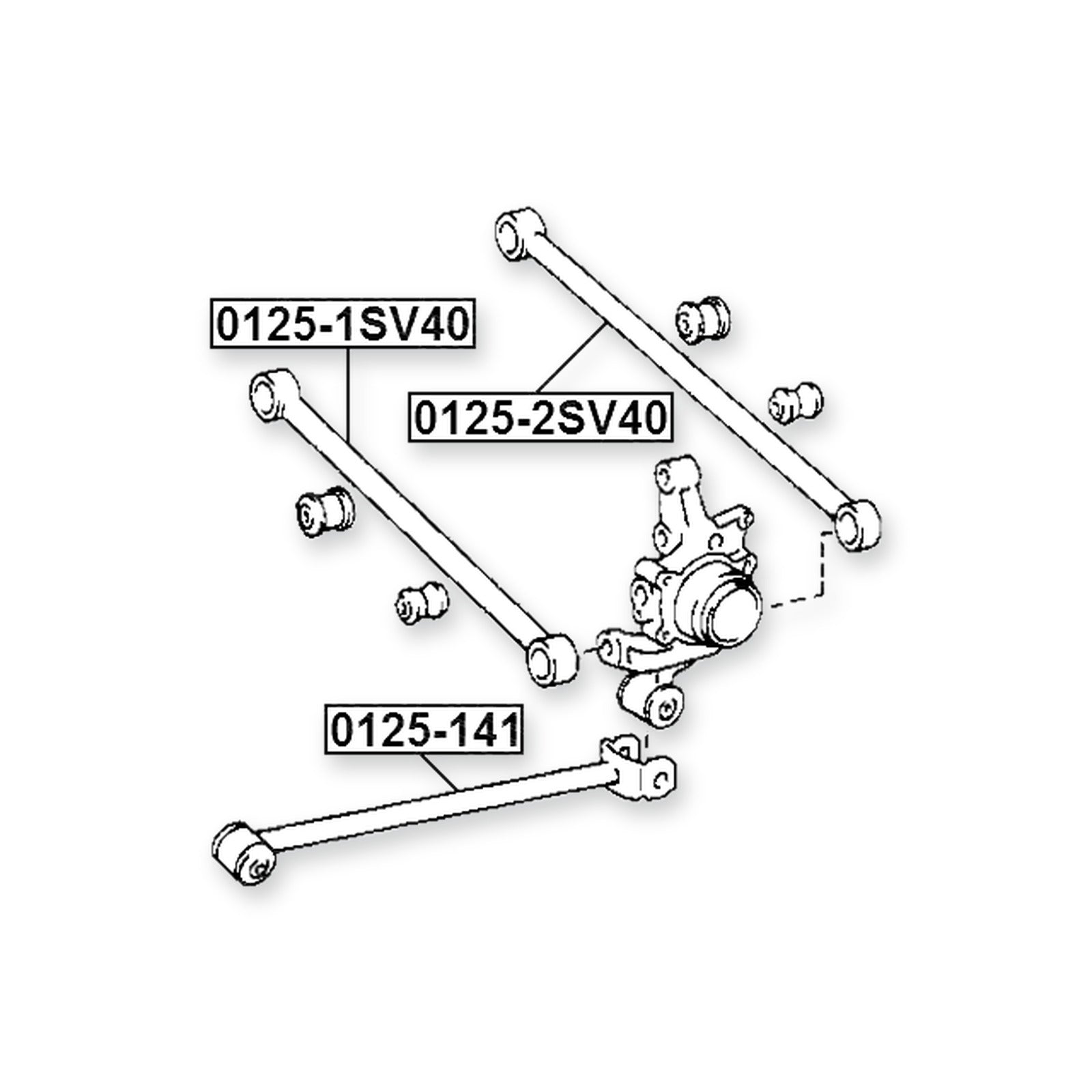 Front Track Control Rod