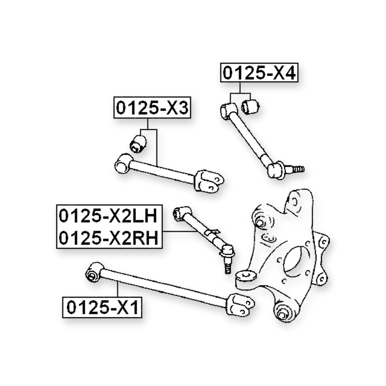 Rear Lower Track Control Rod