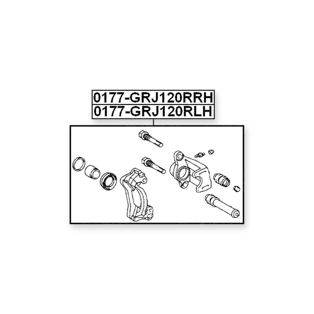 Rear Left Brake Caliper Assembly