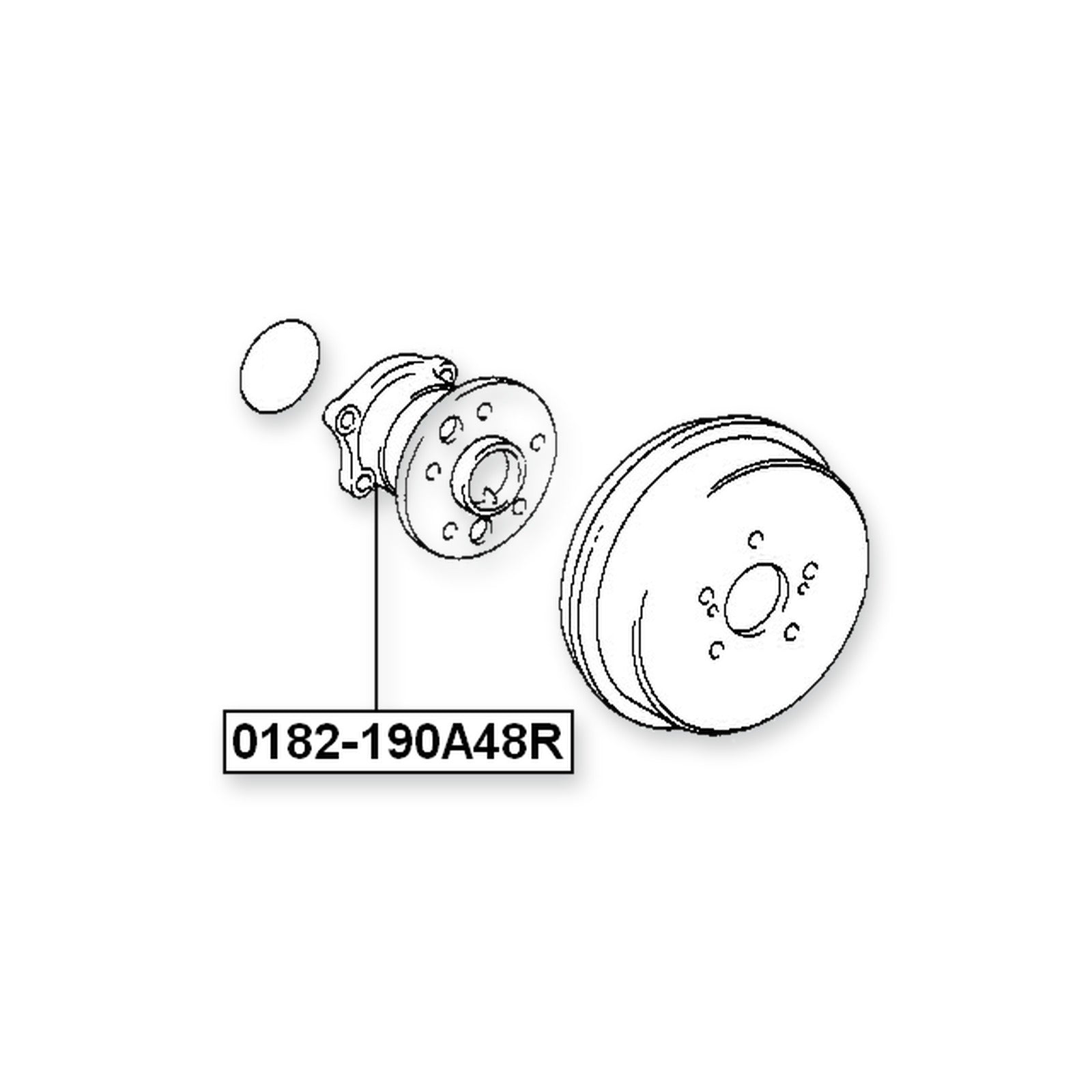Toyota Caldina Rear Wheel Hub