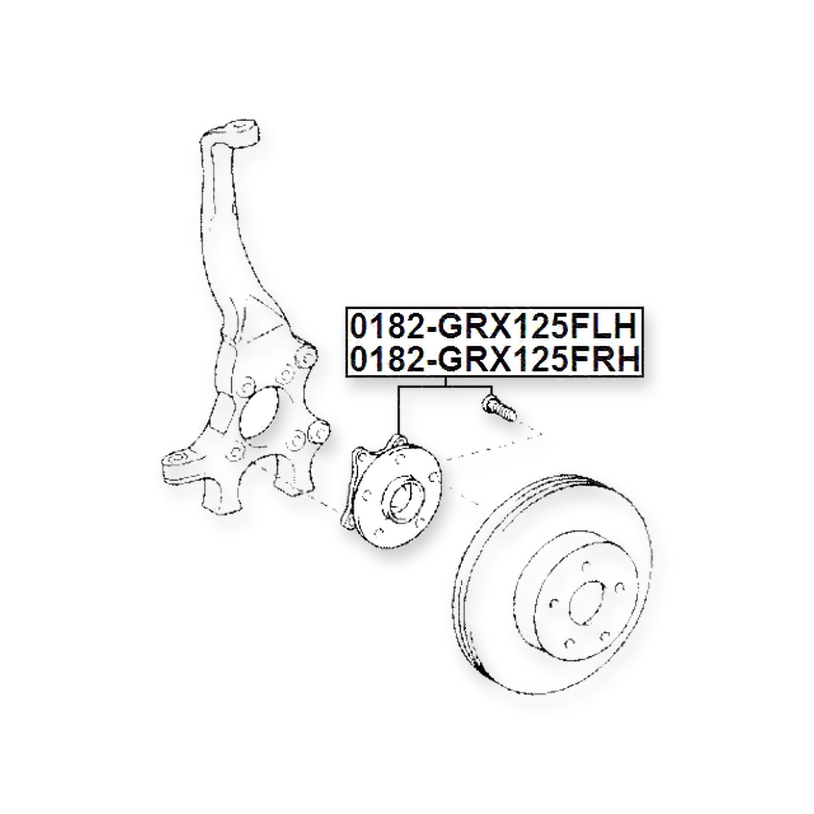 Front Left Wheel Hub Lh