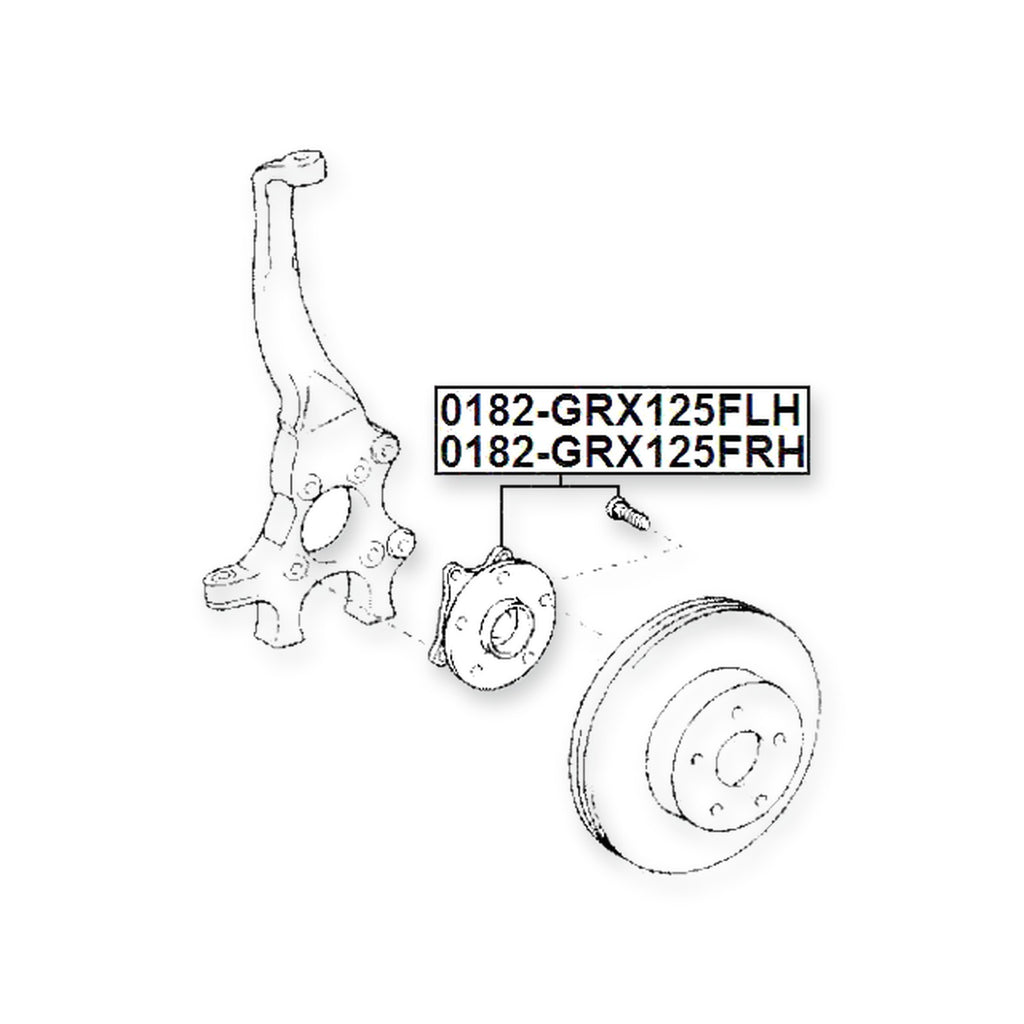 Front Left Wheel Hub Lh