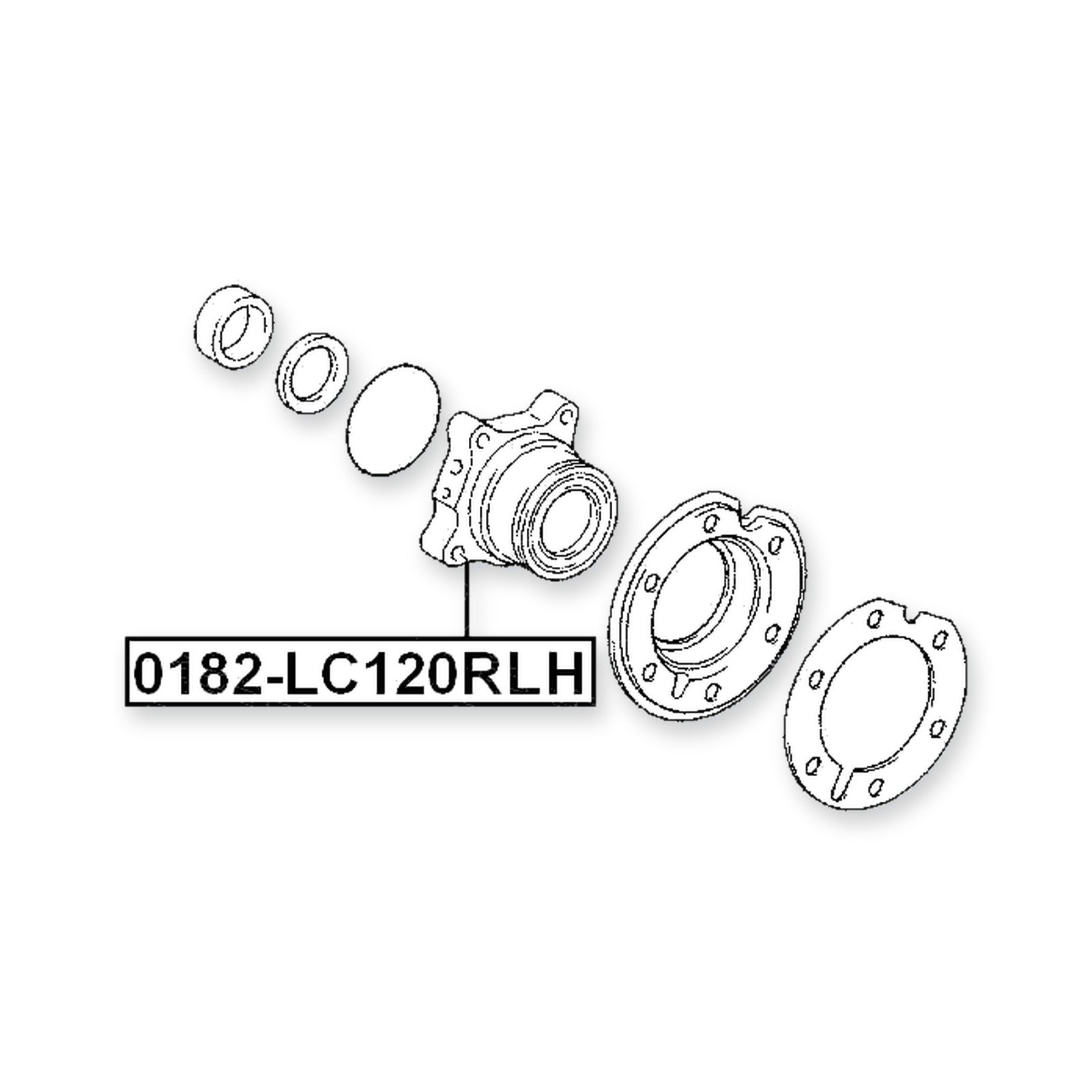 Rear Left Wheel Hub Lh