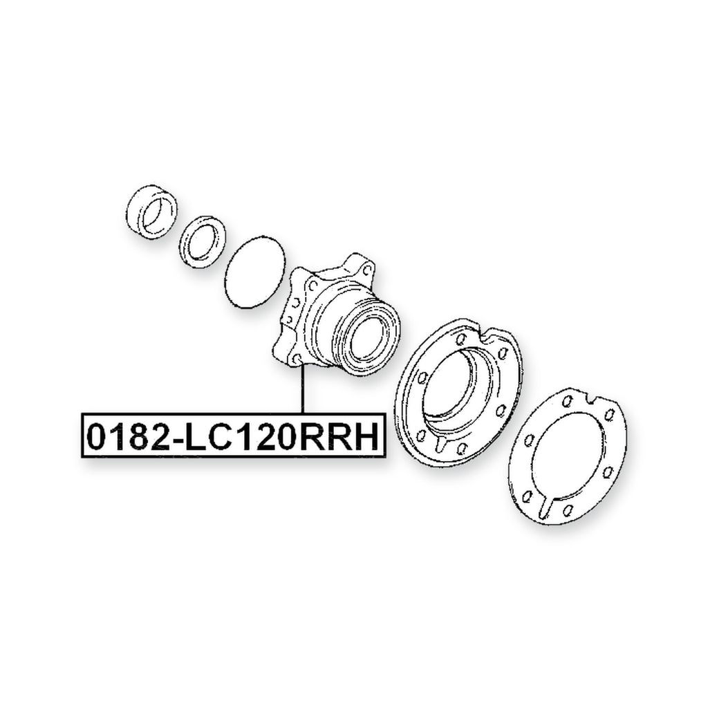Rear Right Wheel Hub Rh