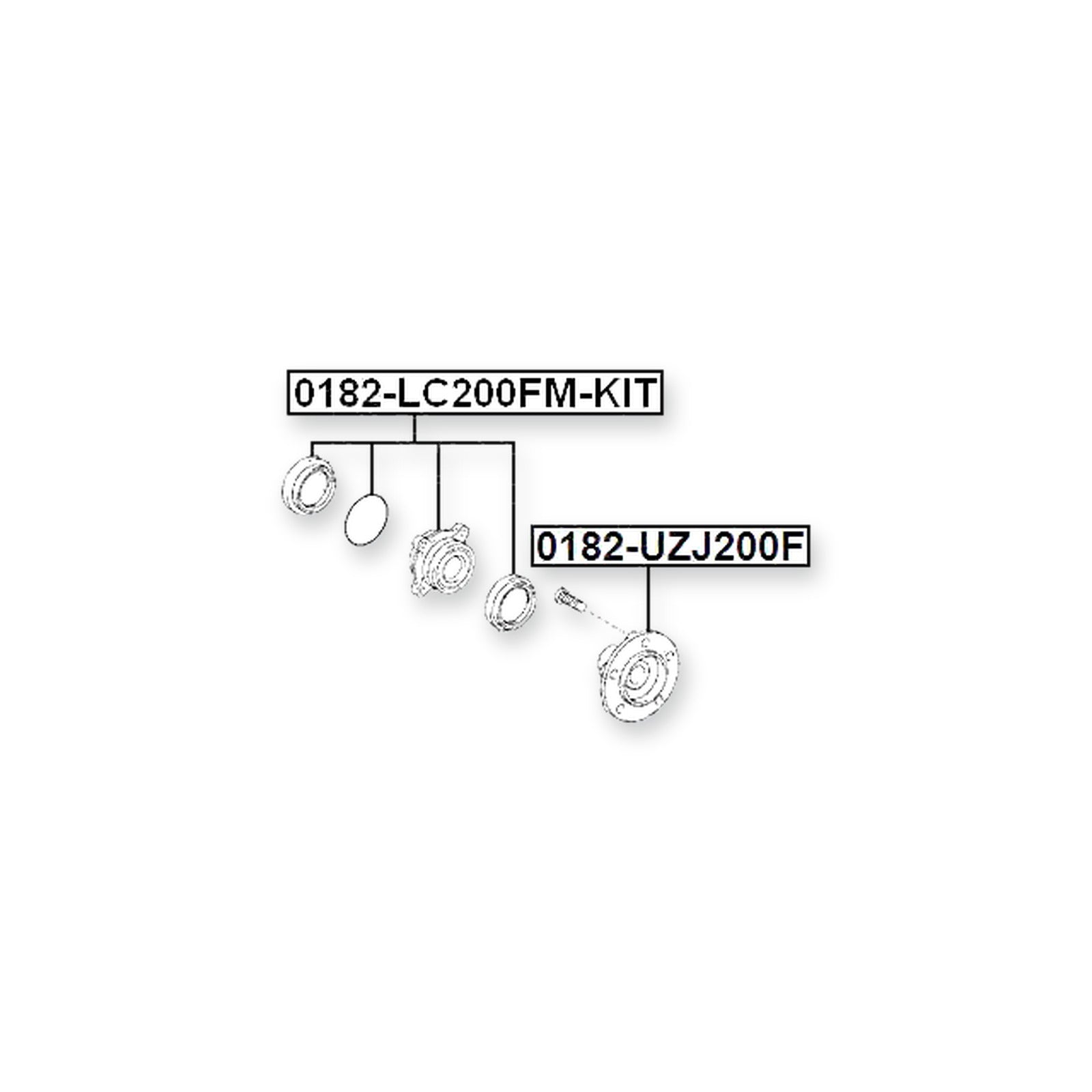 Front Wheel Hub Kit