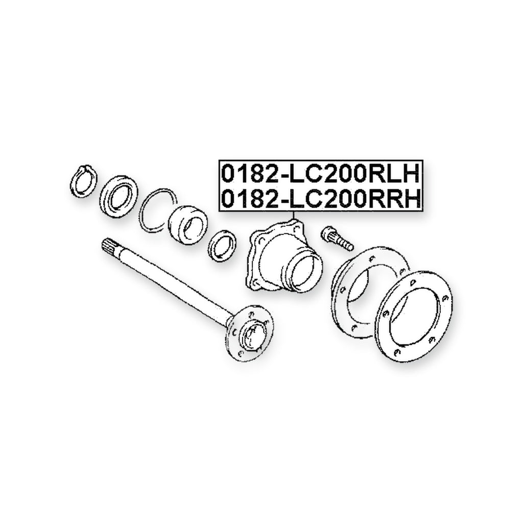 Rear Right Wheel Hub Rh