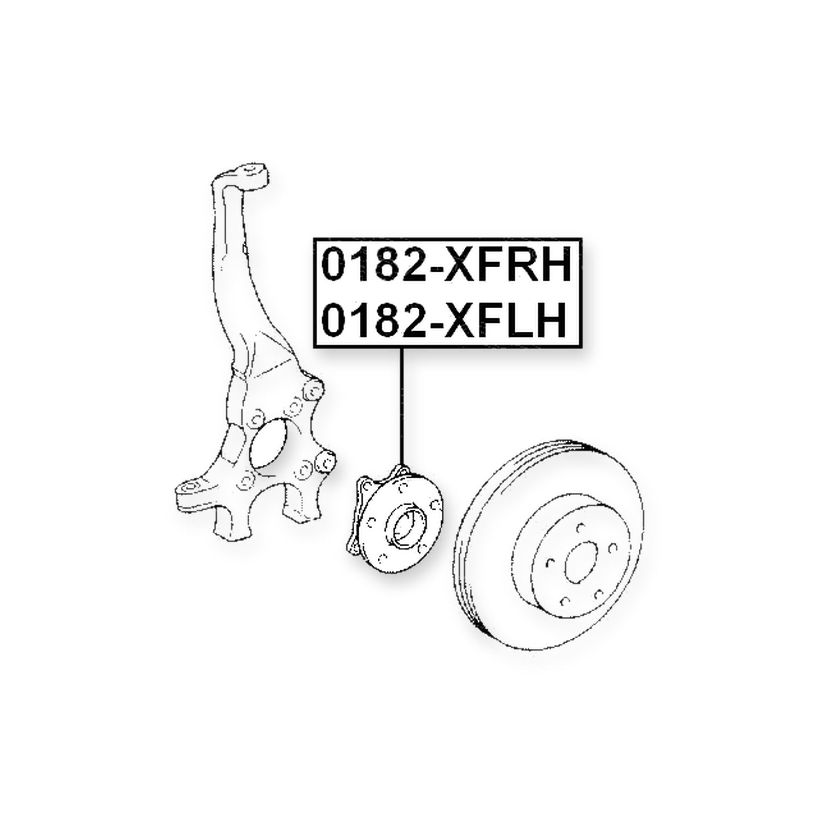 Front Left Wheel Hub Lh