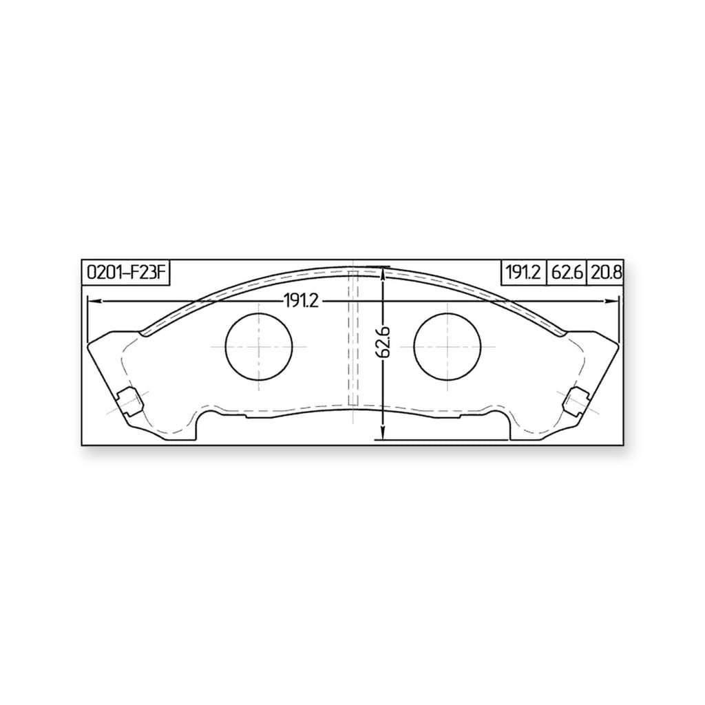 Front Pad Kit, Disc Brake