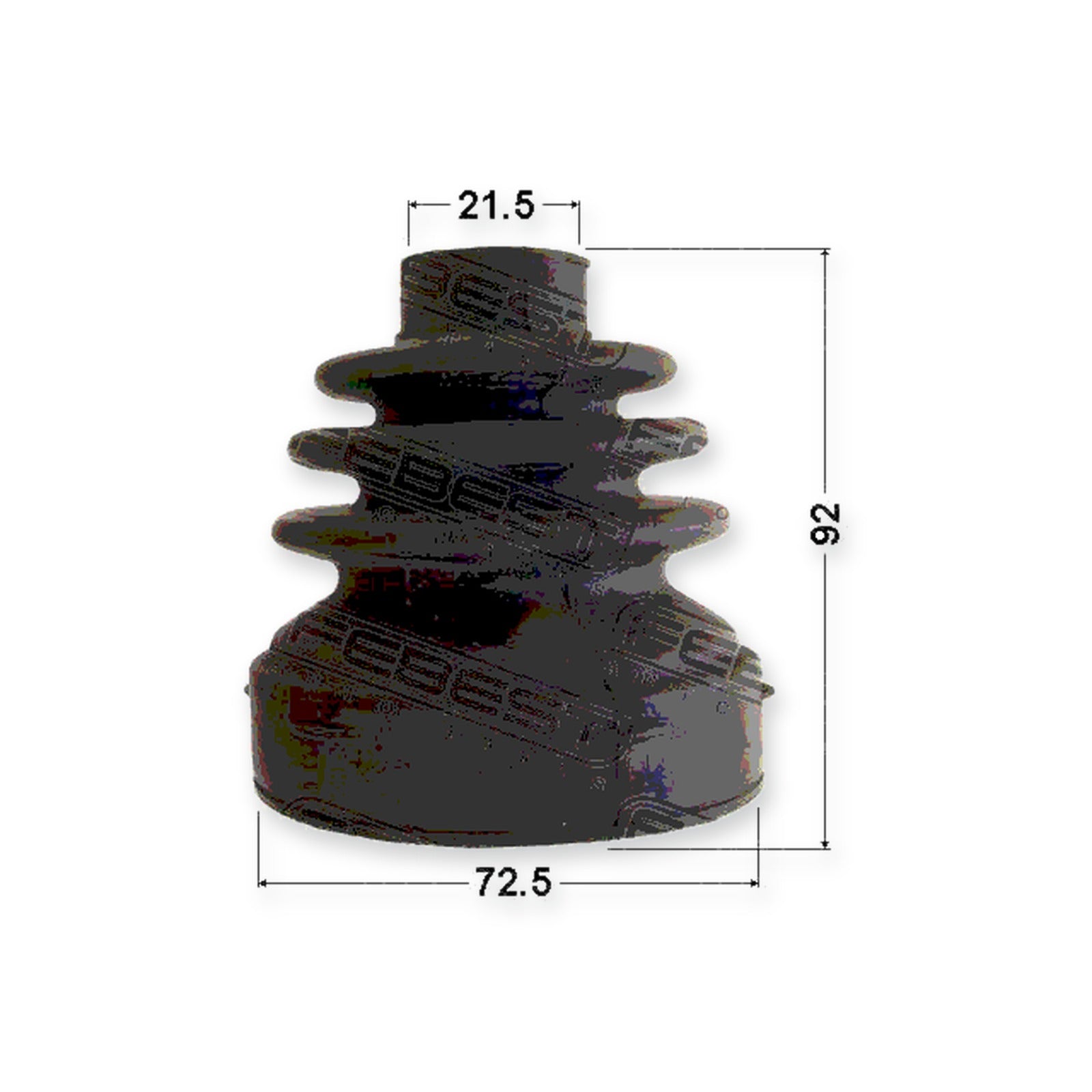 Infiniti FX45/35 S50 Inner Boot CV Joint Kit 72.5X92X21.5