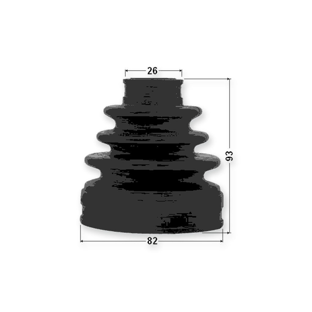 Nissan Frontier D40 Inner Boot CV Joint Kit 82X93X26