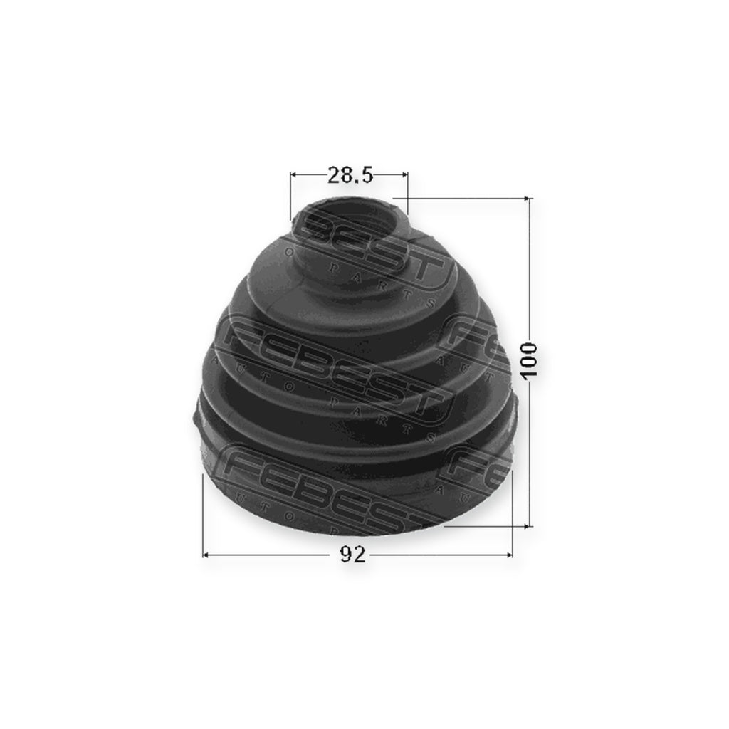Nissan Pathfinder R51M Inner Boot CV Joint Kit 100X92X28.5