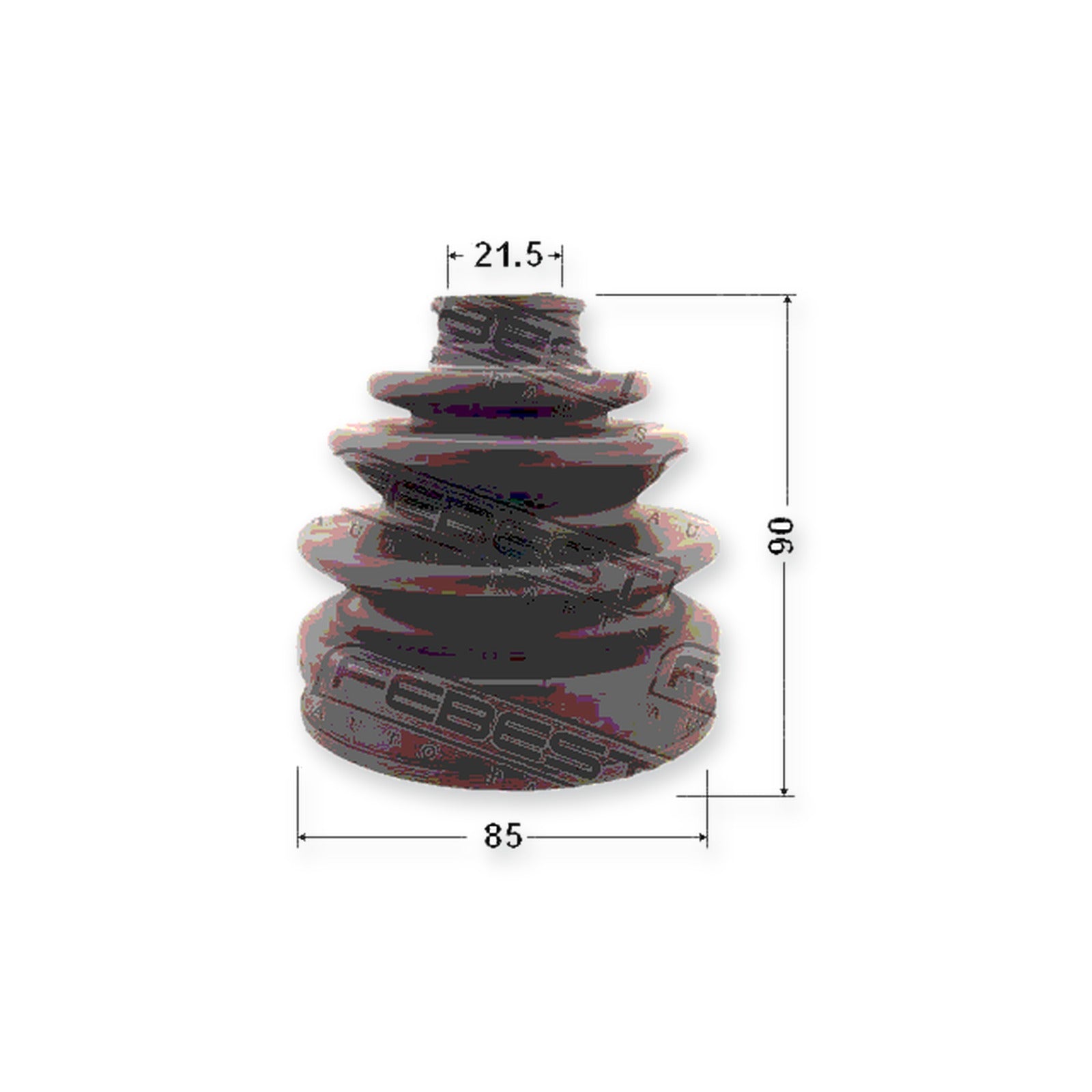 Infiniti G20 P10 Outer Boot CV Joint Kit 85X90X21.5