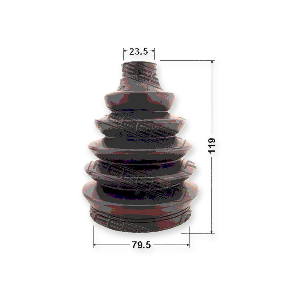 Ford C-Max Outer Boot CV Joint Kit Pvc 79.5X119X23.5 & More