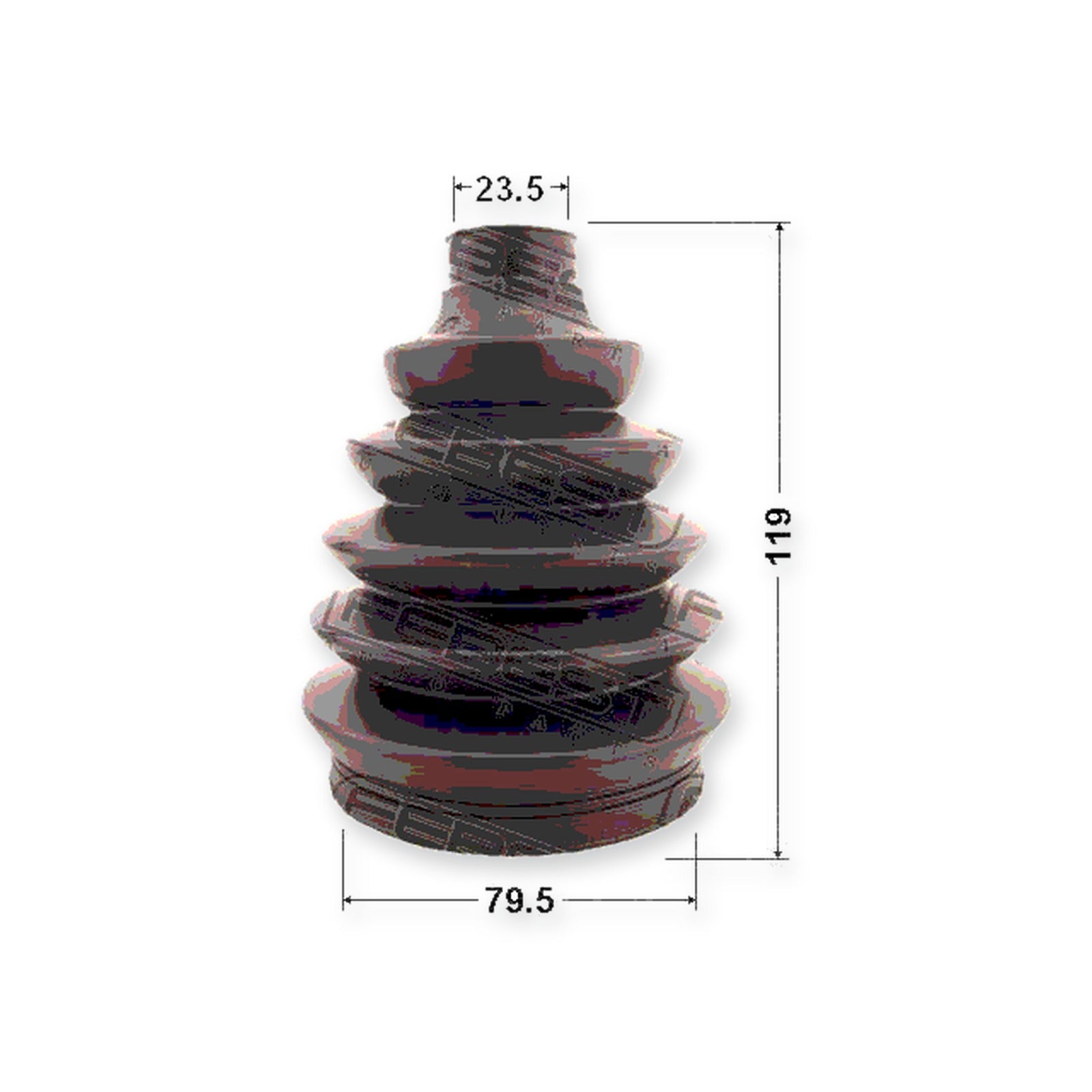 Ford C-Max Outer Boot CV Joint Kit Pvc 79.5X119X23.5 & More