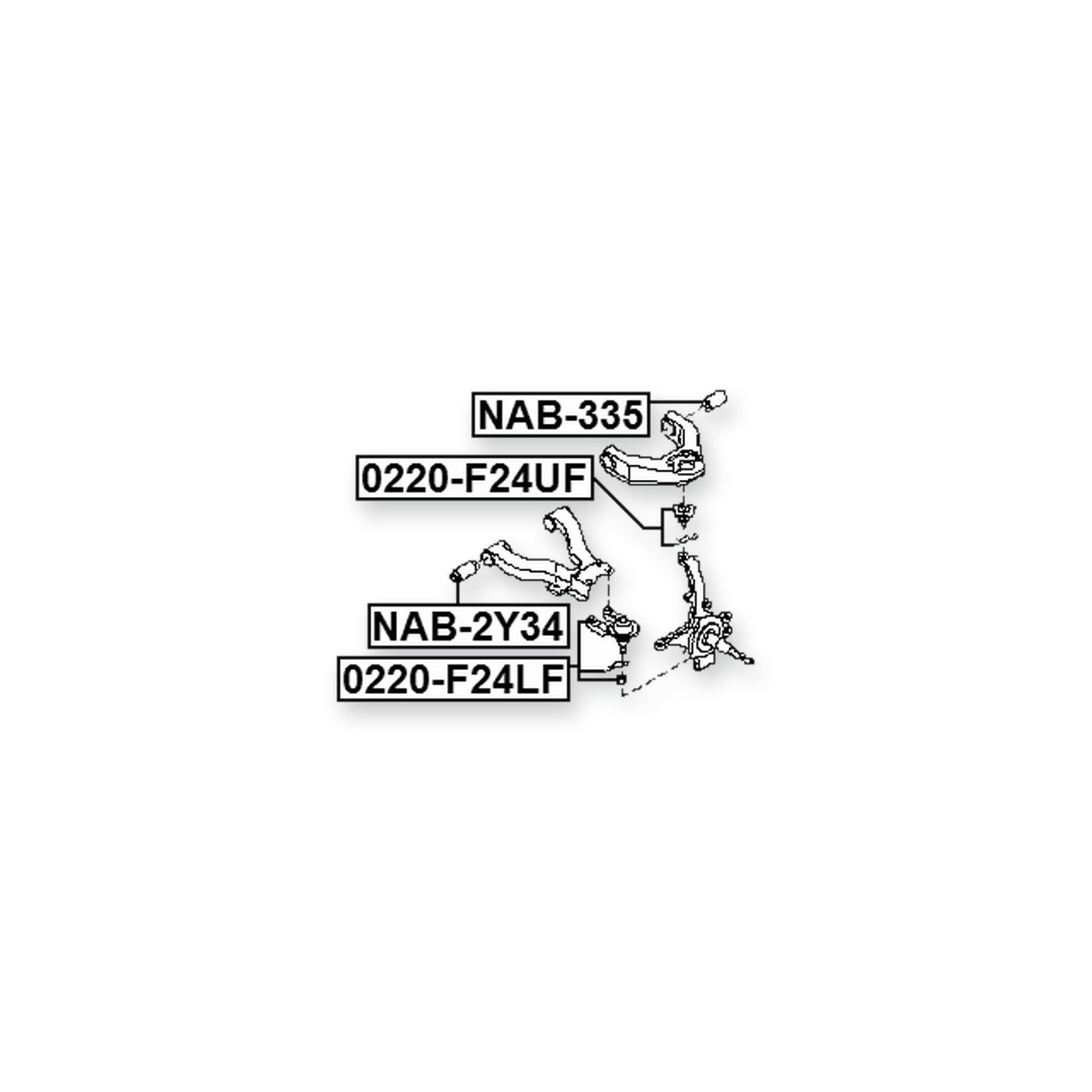 Nissan Cabstar F24M Front Upper Ball Joint Arm