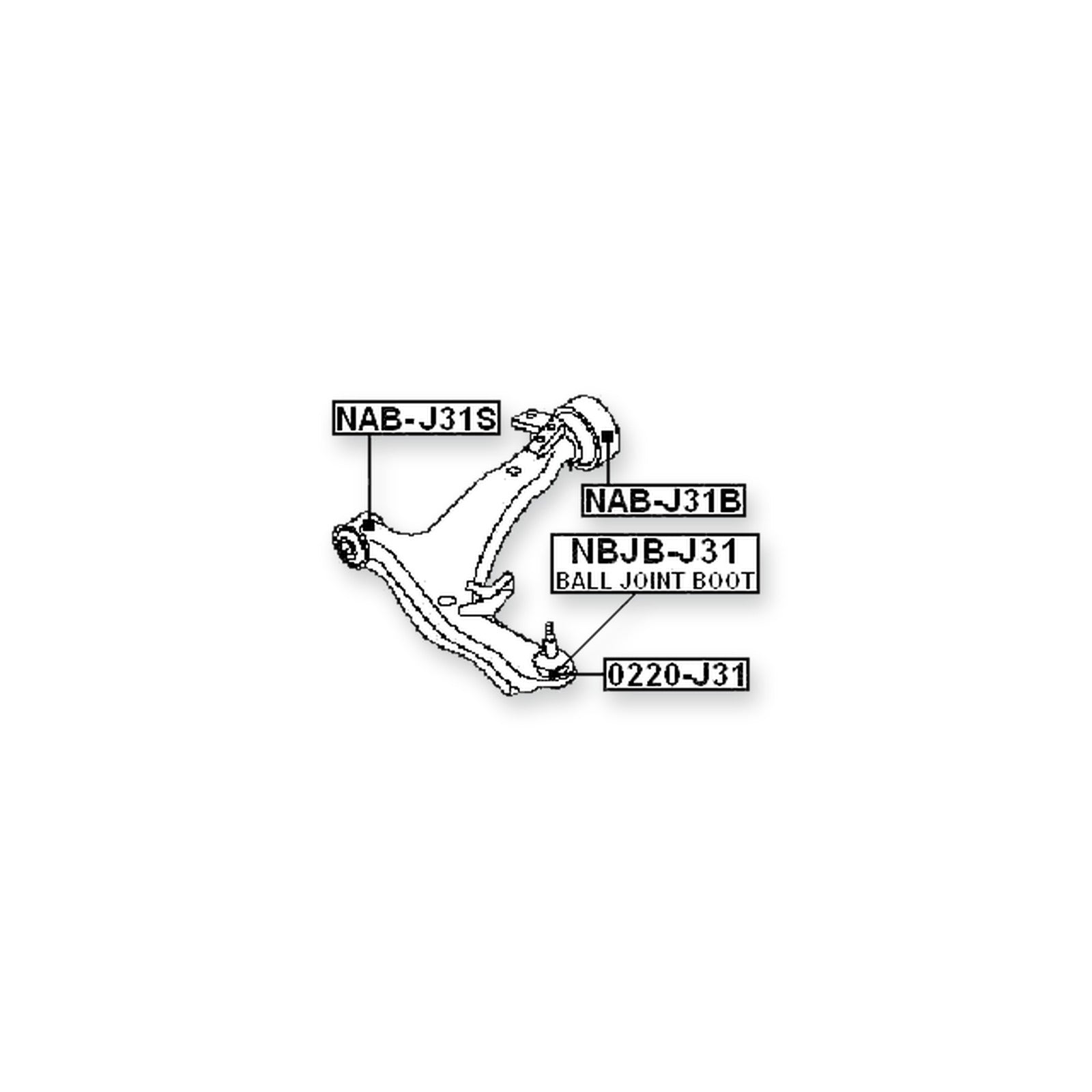 Renault Kadjar Front Lower Ball Joint Arm