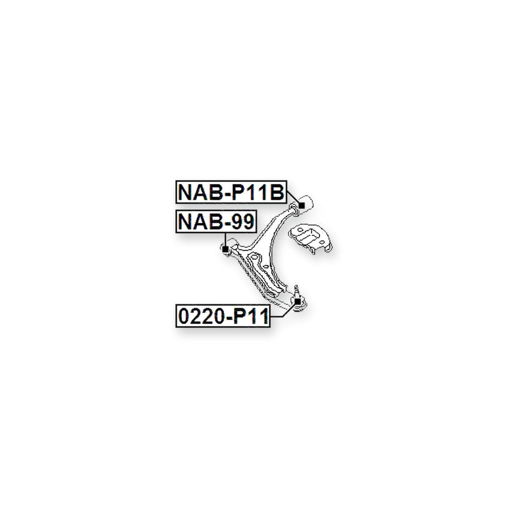 Nissan Bluebird U13 Front Lower Ball Joint Arm