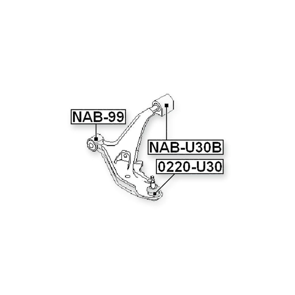 Nissan Bassara JU30 Front Lower Ball Joint Arm