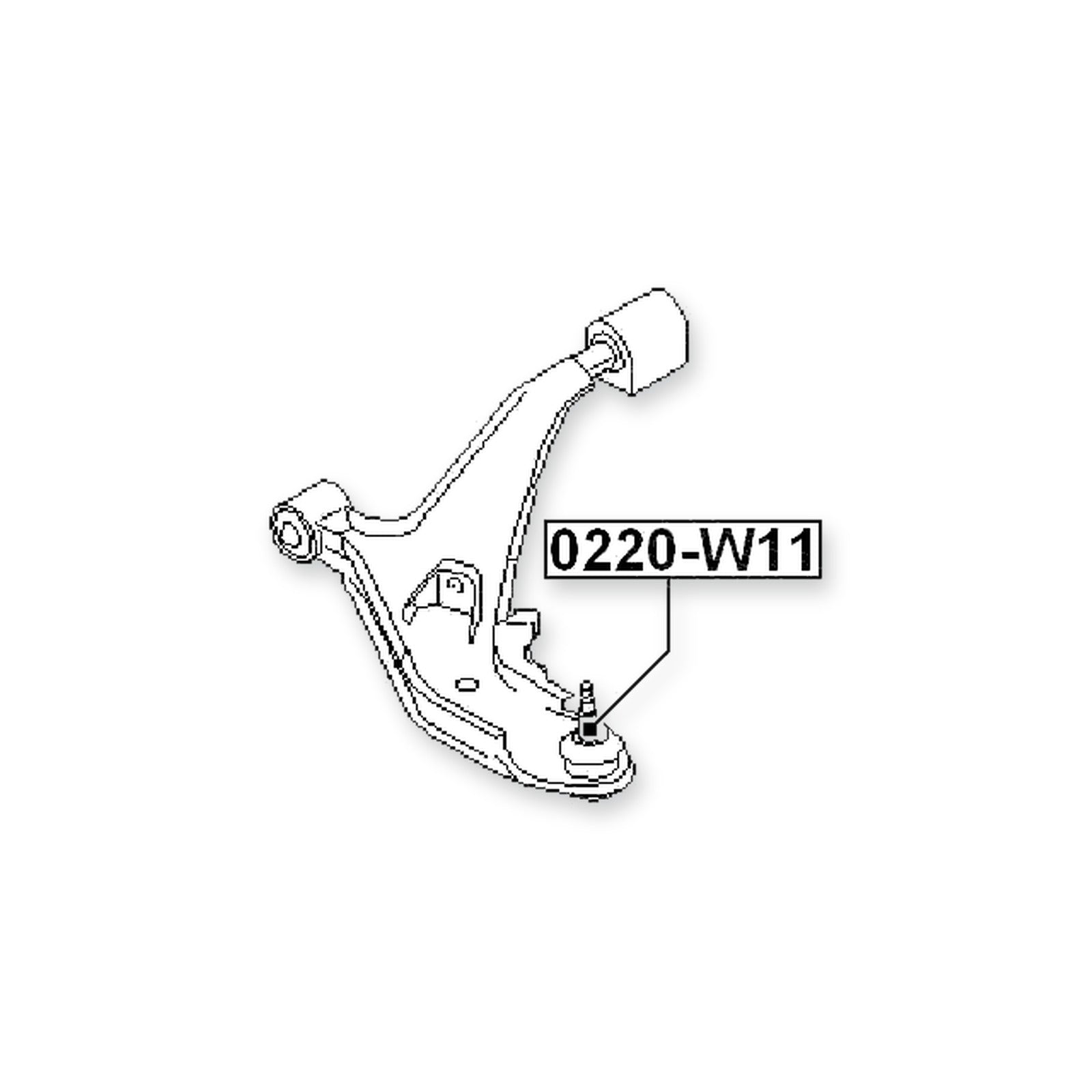 Nissan 100NX B13 Front Lower Ball Joint Arm